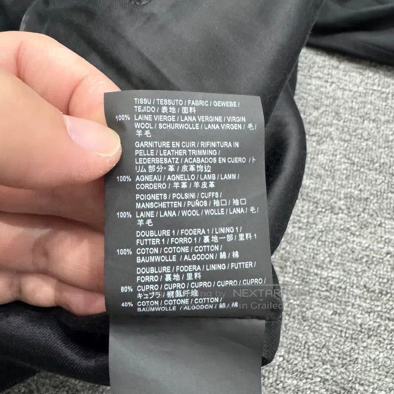 Saint Laurent Paris Saint Laurent Paris Mixed Leather Wool Baseball Jacket i Size US M / EU 48-50 / 2 - 4 Thumbnail