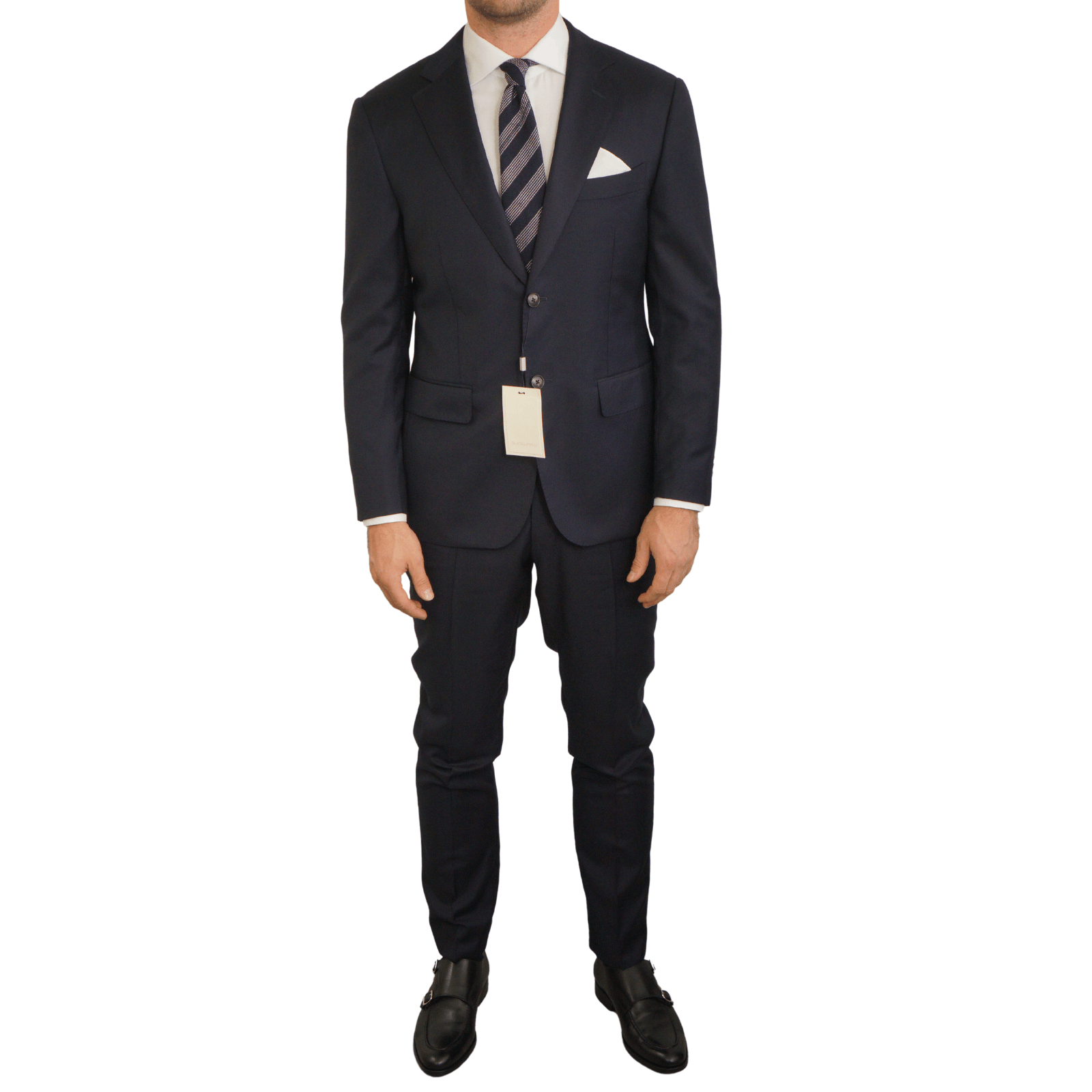 image of Men Suitsupply Suit Napoli Reda Navy Blue Wool Eu52 Uk/us42 (Size 42R)