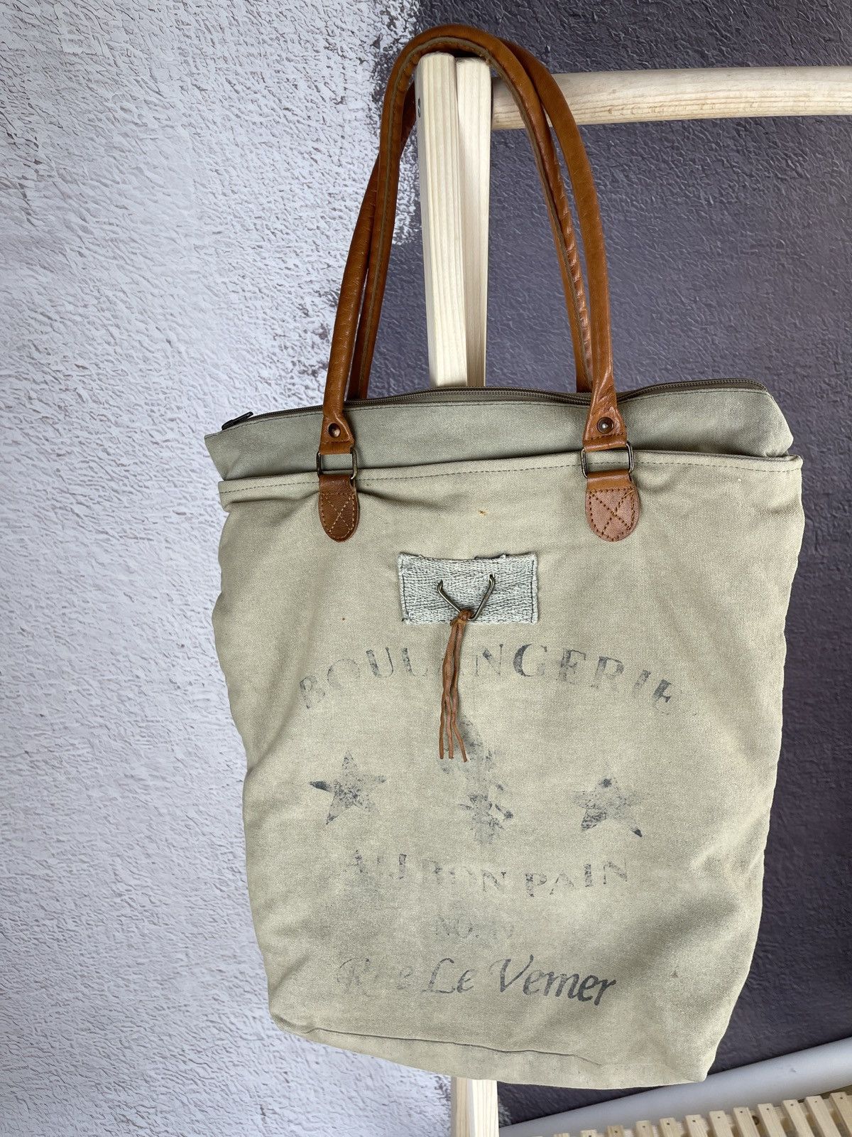 Carpe Diem × Vintage Carpe Diem vintage distressed big logo tote bag Size ONE SIZE - 2 Thumbnail