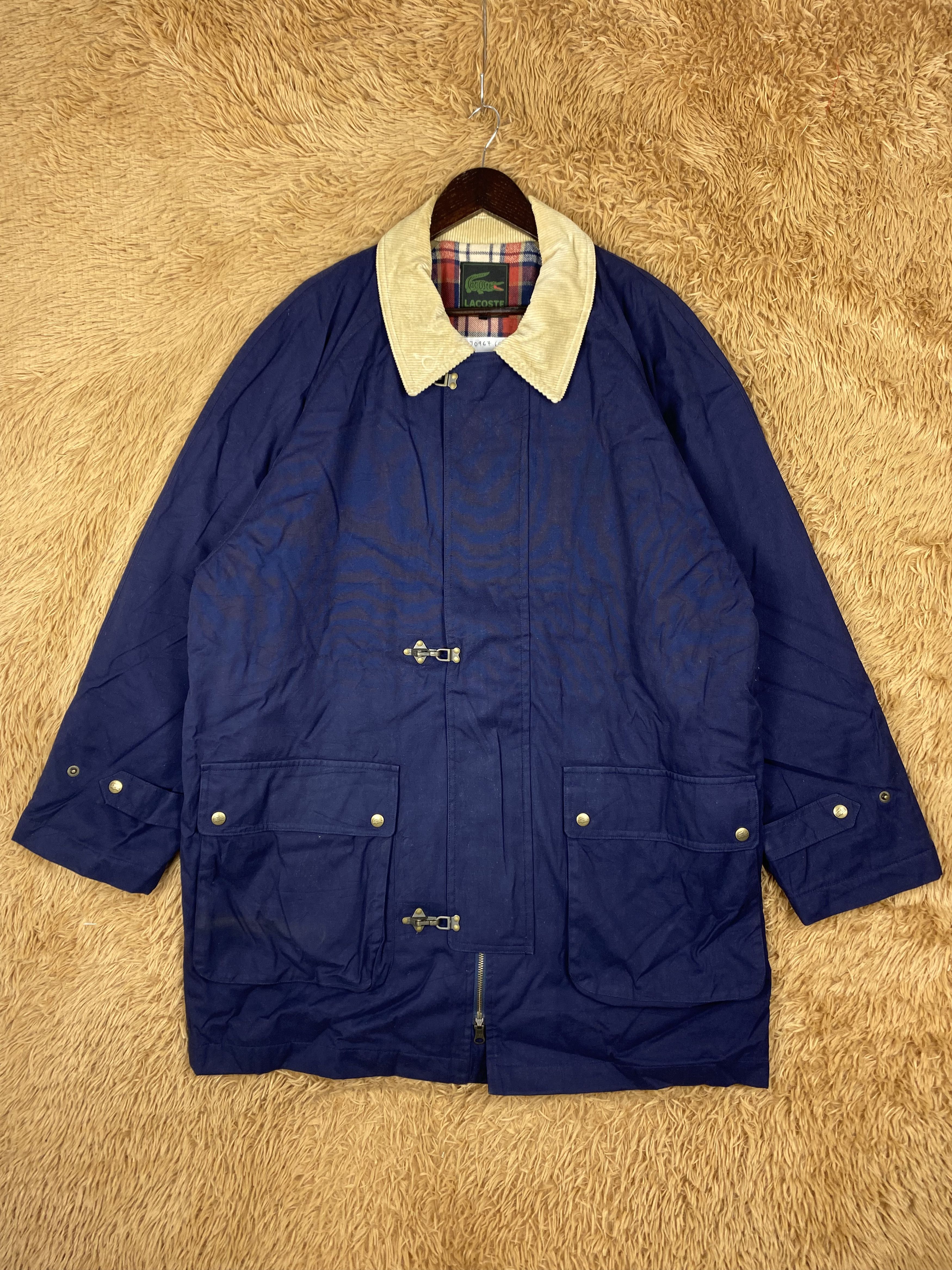 Vintage Lacoste Flannel Lining Long Jacket DJ0667