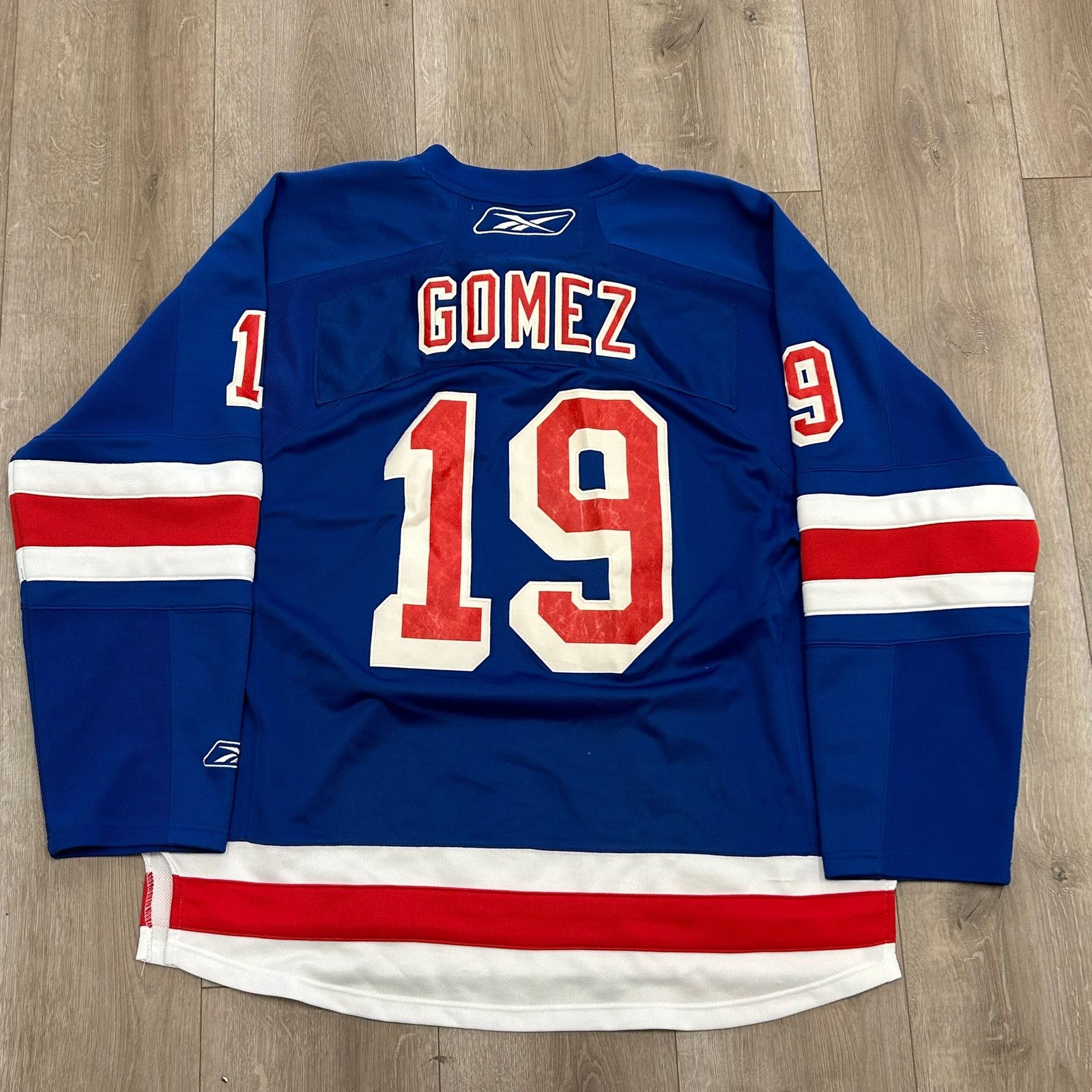 Reebok NEW YORK RANGERS GOMEZ Blue #19 NHL Hockey JERSEY size XL B9 Size US XL / EU 56 / 4 - 8 Thumbnail