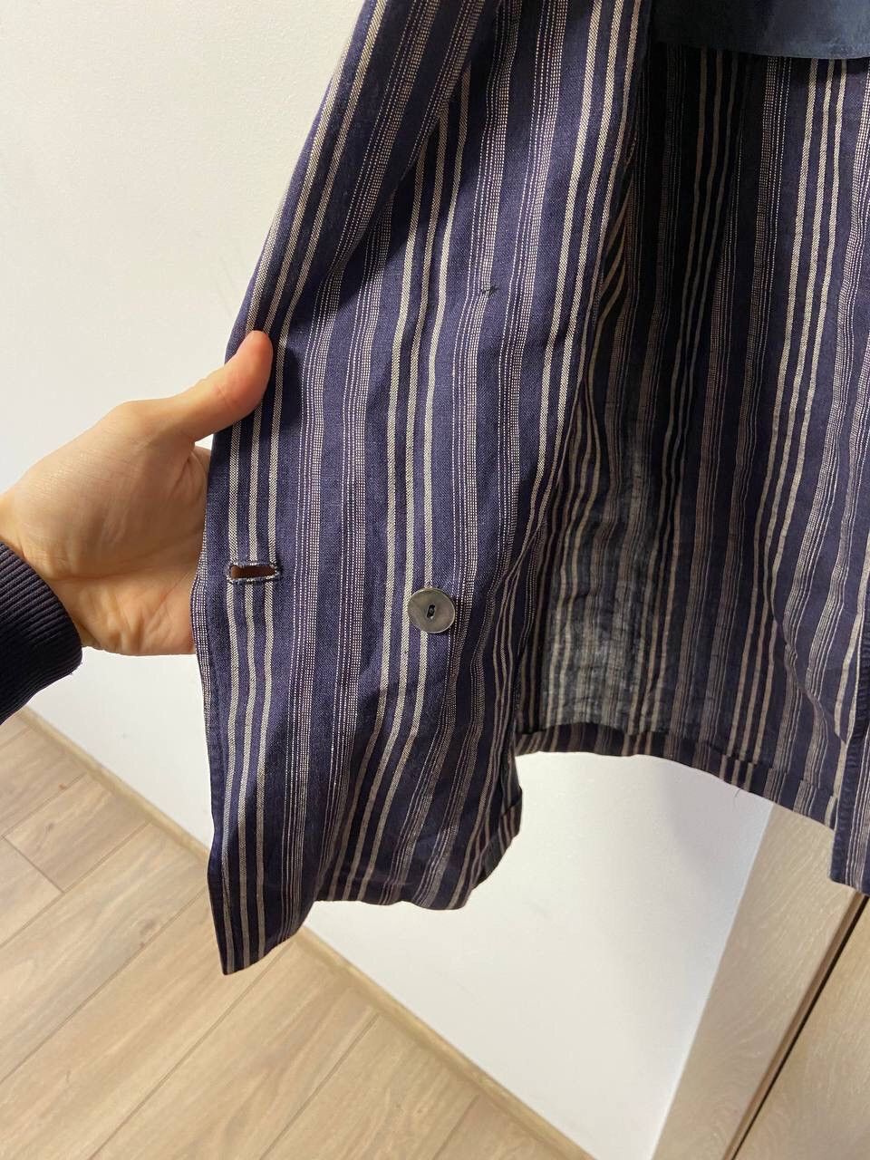 Max Mara Max Mara Vintage Pura Lino Striped Women's Blizer Size UK 12 Size M / US 6-8 / IT 42-44 - 11 Thumbnail