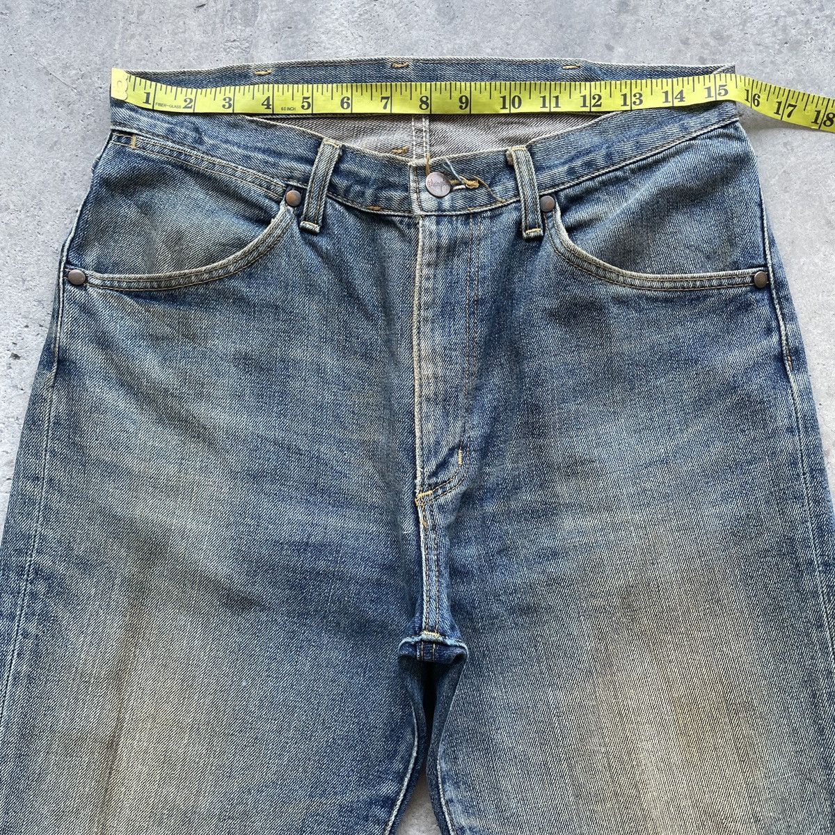 Vintage Vintage Wrangler Rusty Jeans Distressed Faded Pants Denim Size US 31 - 5 Thumbnail