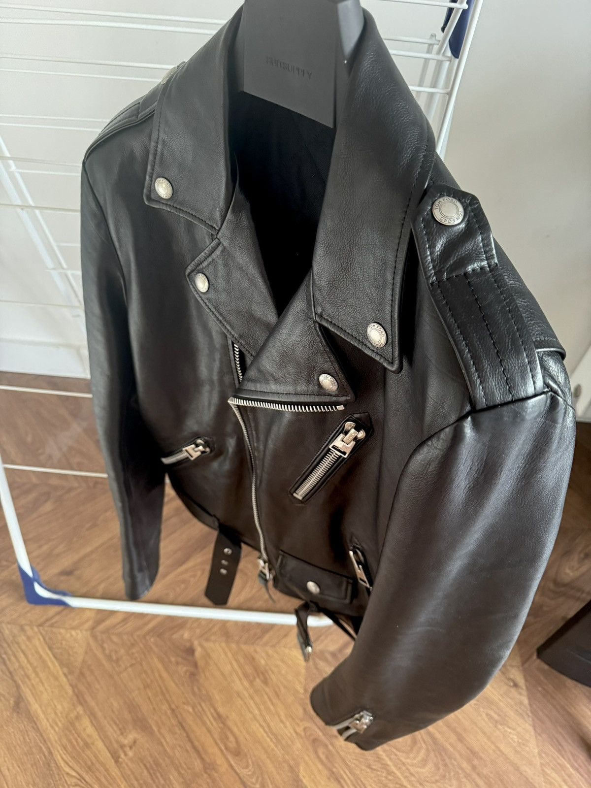 Tom Ford Rare Tom Ford biker jacket sz. 50 Size US M / EU 48-50 / 2 - 6 Thumbnail