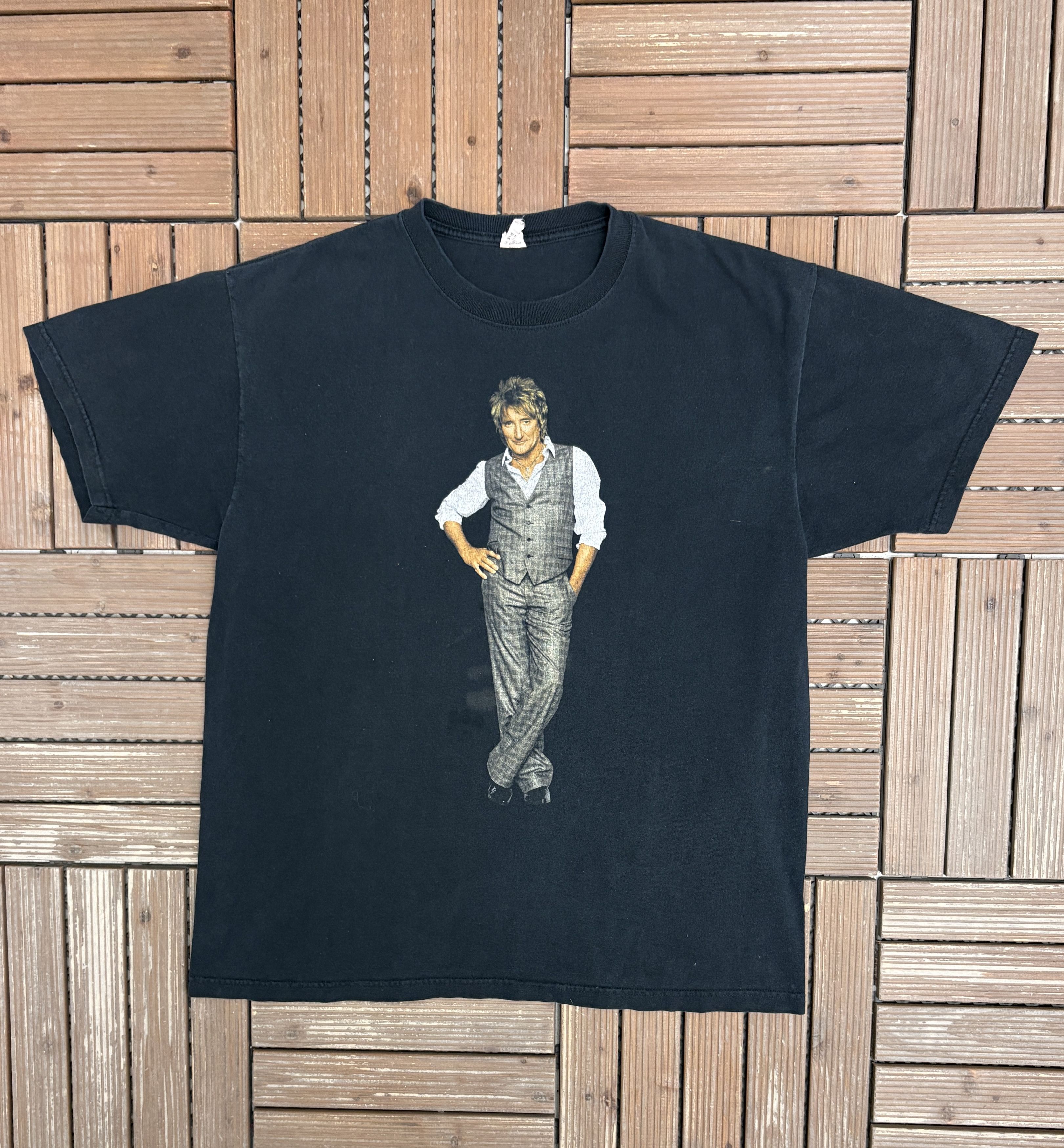 Vintage Rod Stewart Rockin' In The Round Vintage Tee Size US XL / EU 56 / 4 - 1 Thumbnail