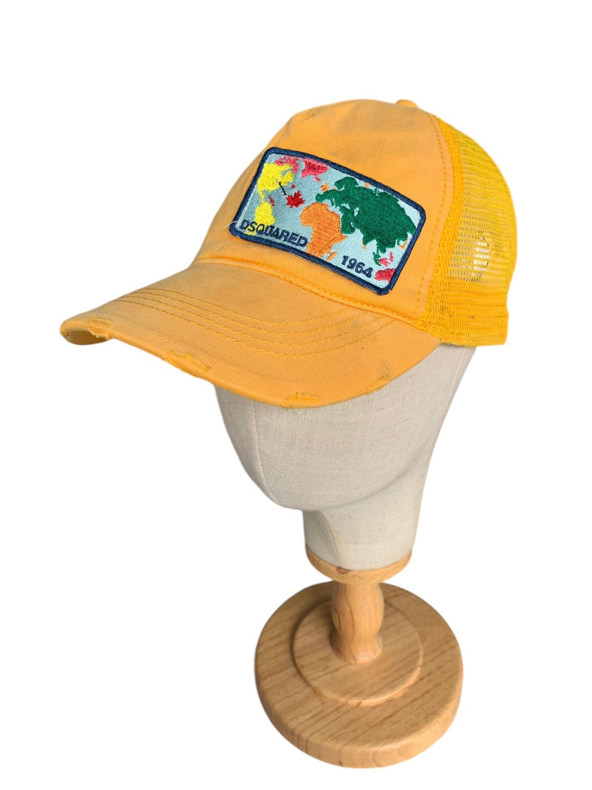 Dsquared2 DQUARED2 ALL AROUND THE WORLD TRUCKERS CAP Size ONE SIZE - 5 Thumbnail