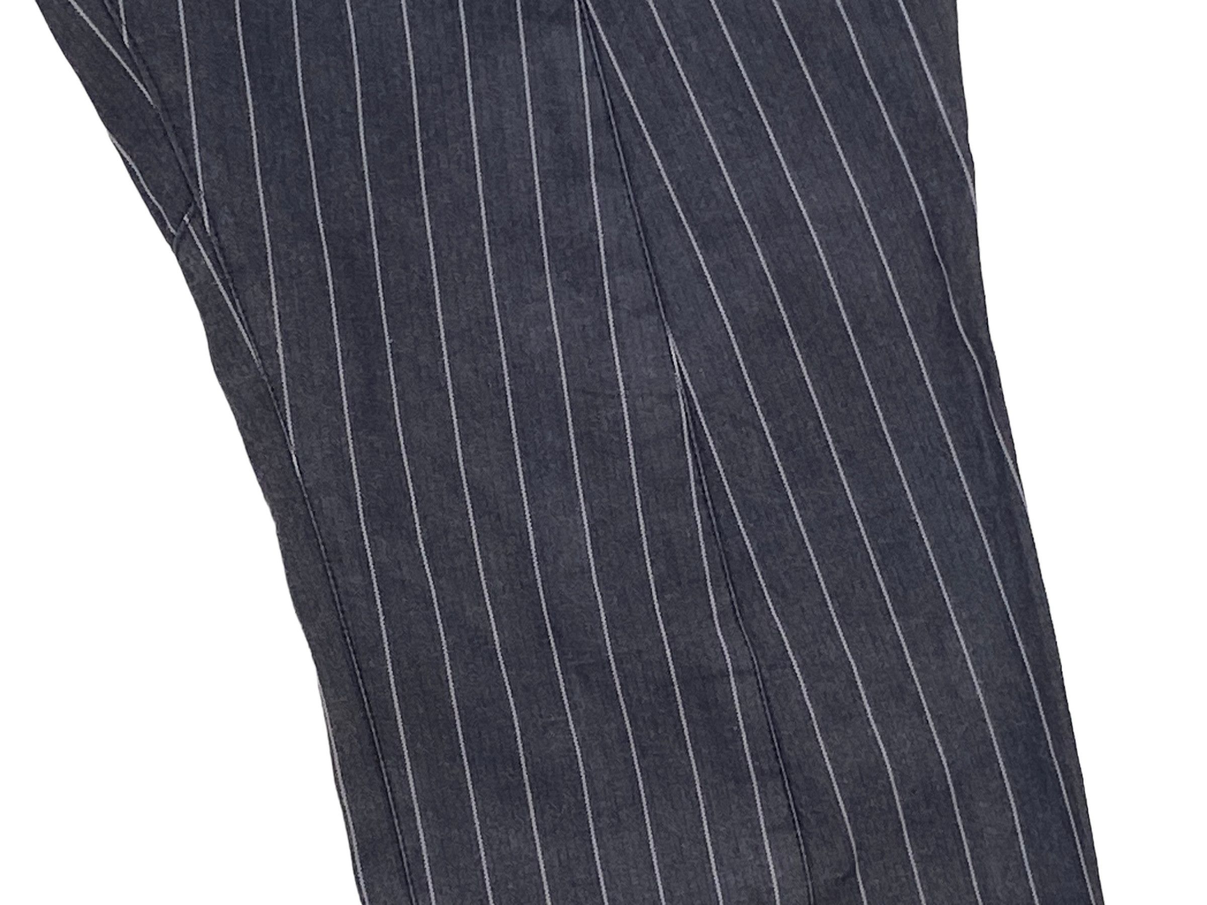 Japanese Brand Parashuto Bootcut Pants Stripes Flare Pants Size 26" / US 2 / IT 38 - 10 Thumbnail