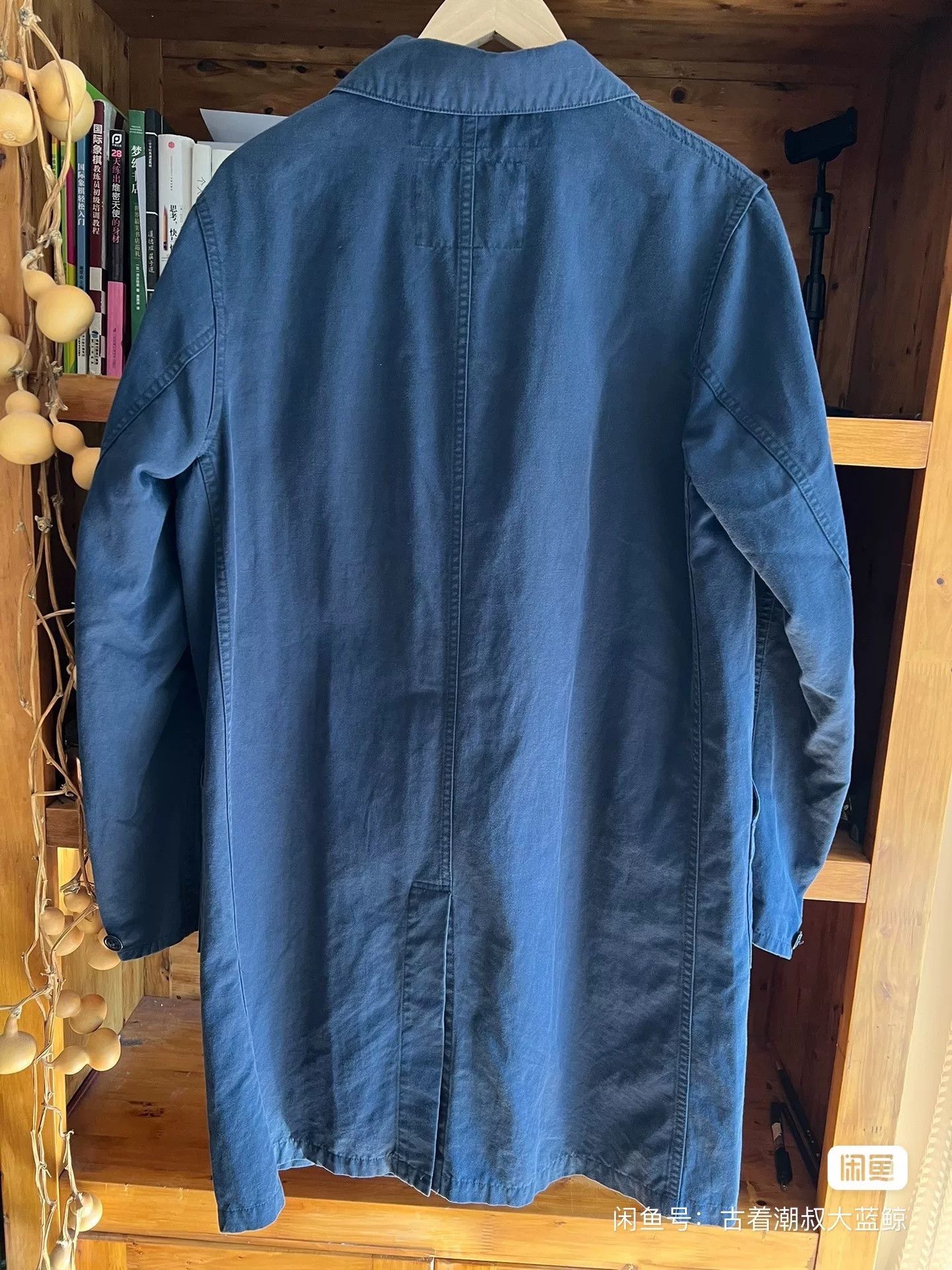 Neighborhood Neighborhood Indigo Linen Workwear Trench Coat Size US M / EU 48-50 / 2 - 8 Thumbnail