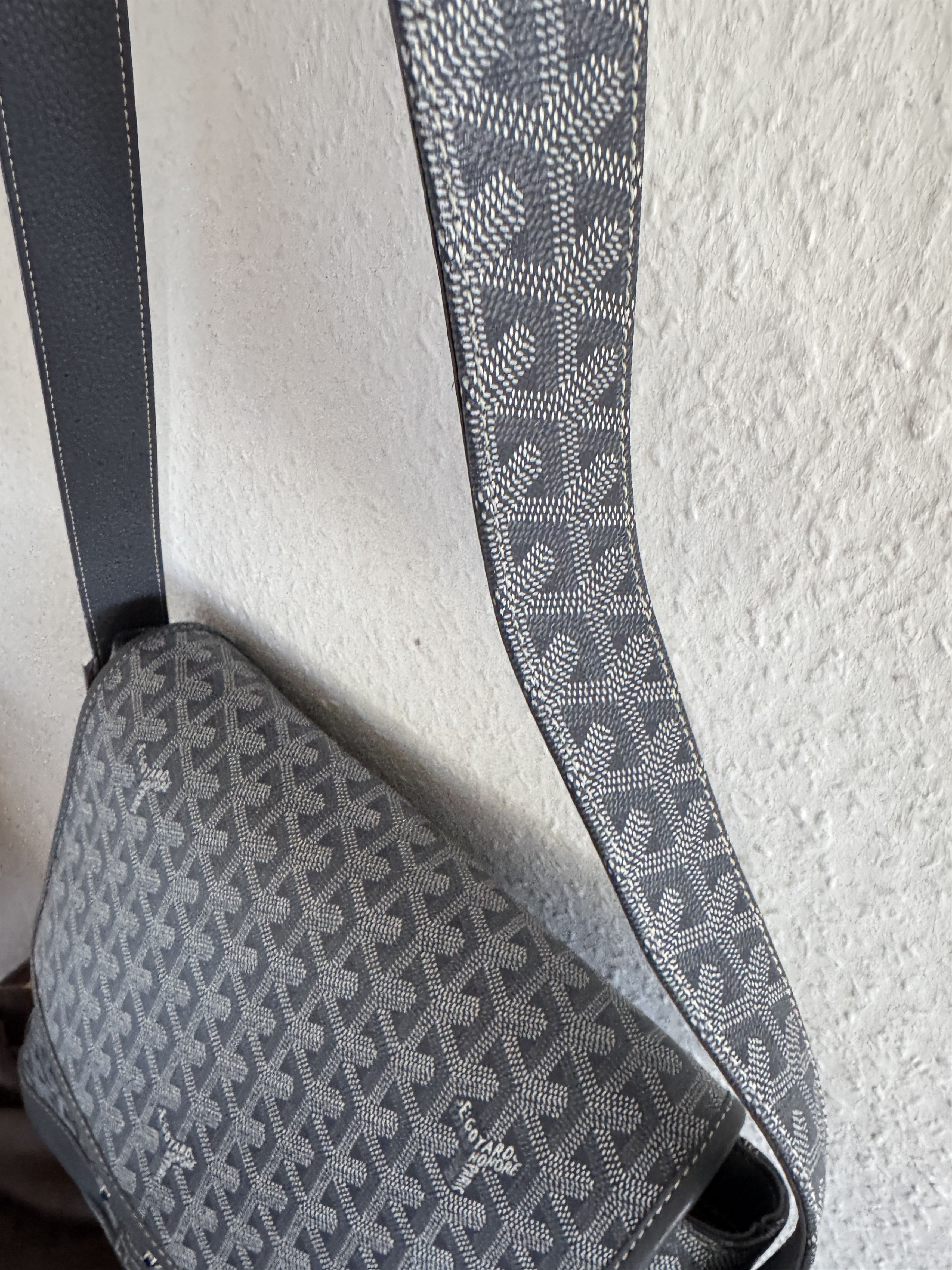Goyard Grand Bleu MM Messenger Bag – Grey Size ONE SIZE - 9 Thumbnail