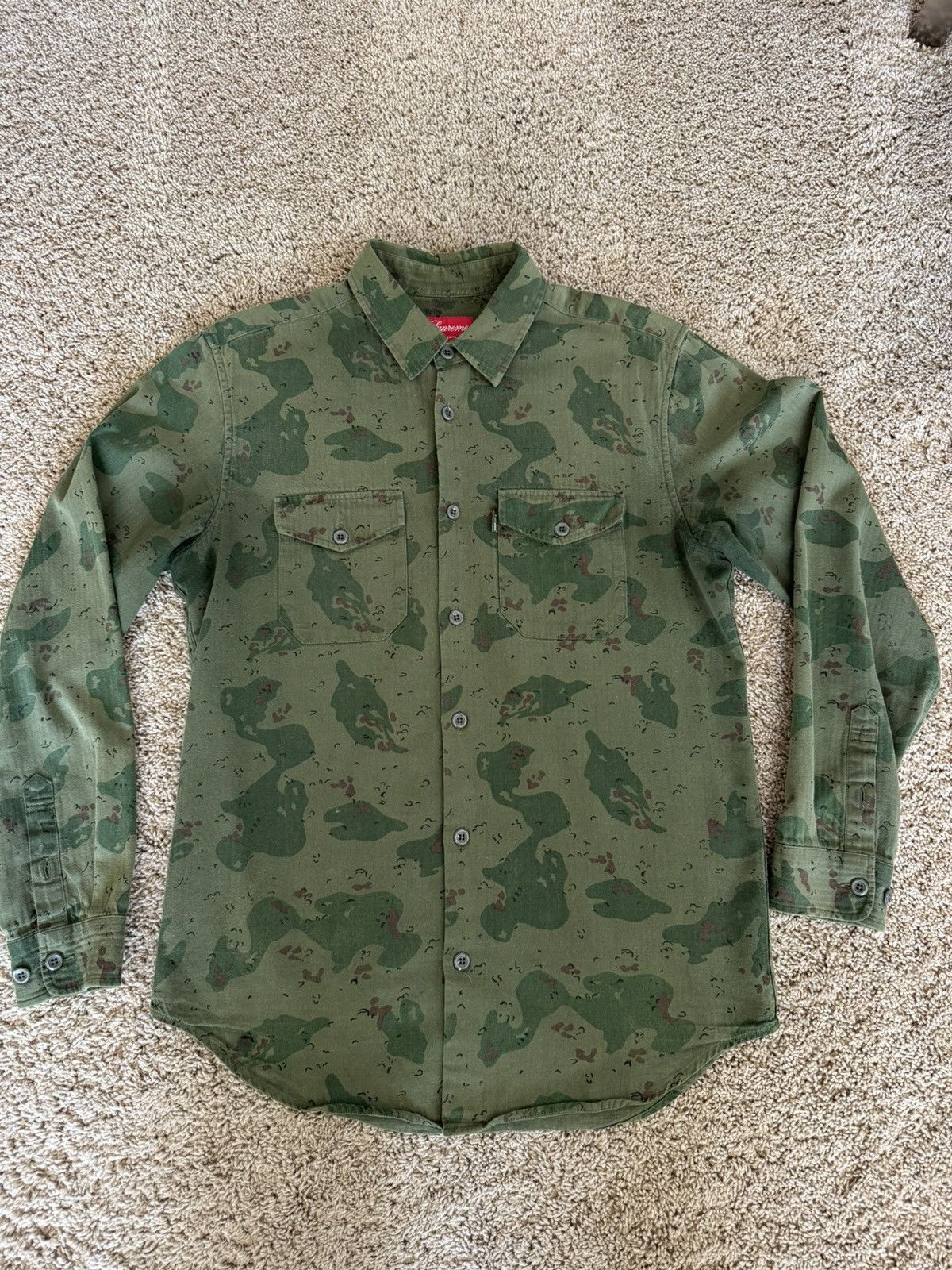 Supreme Supreme Camo Shirt Size US M / EU 48-50 / 2 - 1 Thumbnail