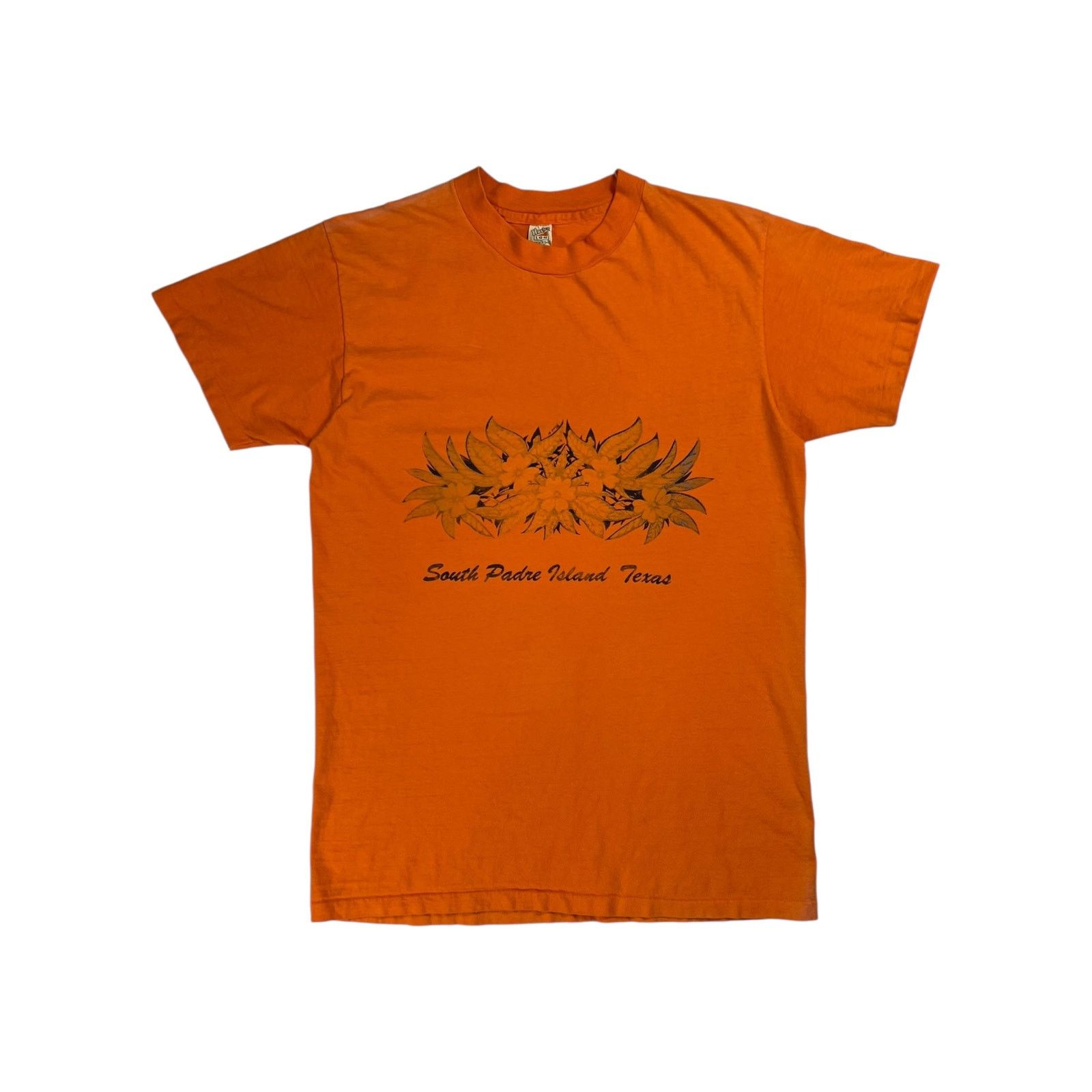 Hanes × Vintage Vintage 1970s Hanes South Padre Island Texas faded tee (L) Size US L / EU 52-54 / 3 - 1 Thumbnail
