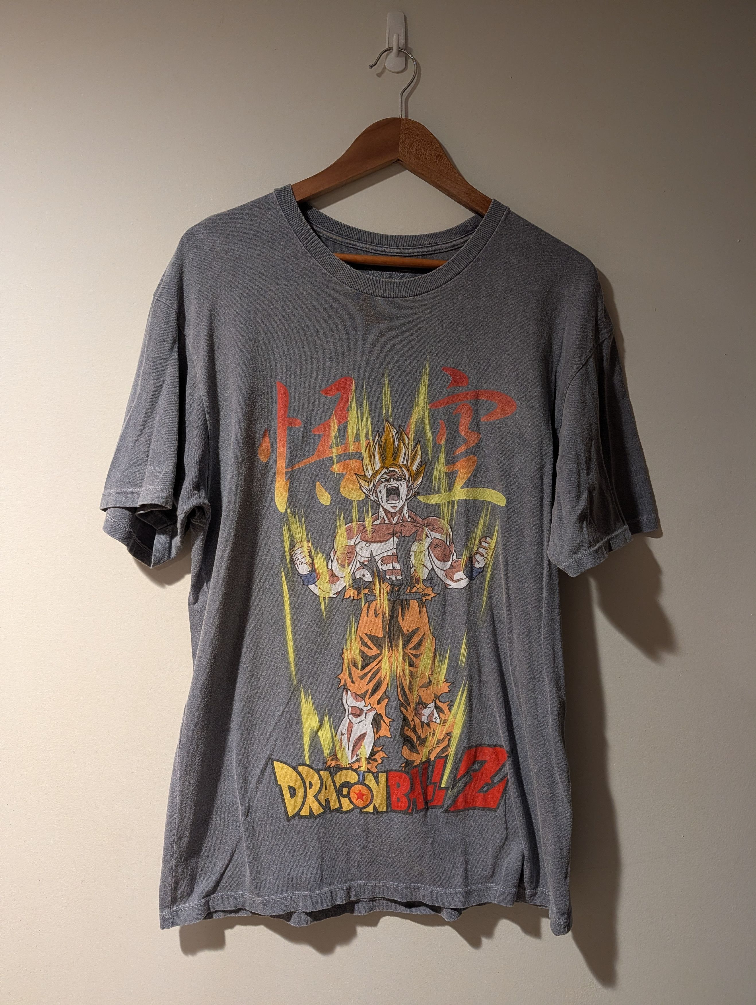 Anime Dragon Ball Z Super Sayian Goku Blue Medium T-Shirt Size US M / EU 48-50 / 2 - 1 Thumbnail