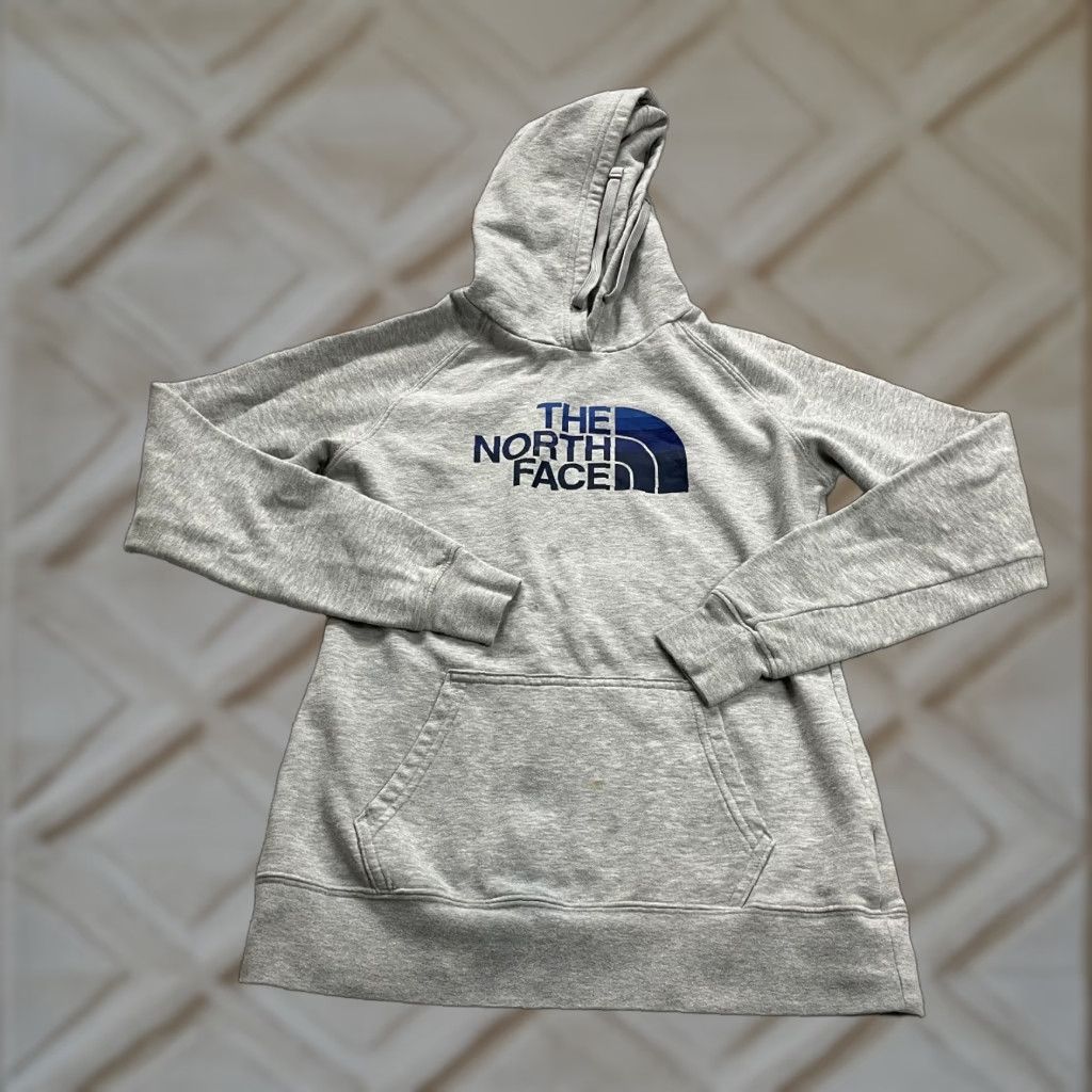 The North Face The North Face Hoodie Sweatshirt Women Small Gray Graphic Pocket Pullover Casual Size S / US 4 / IT 40 - 1 Thumbnail