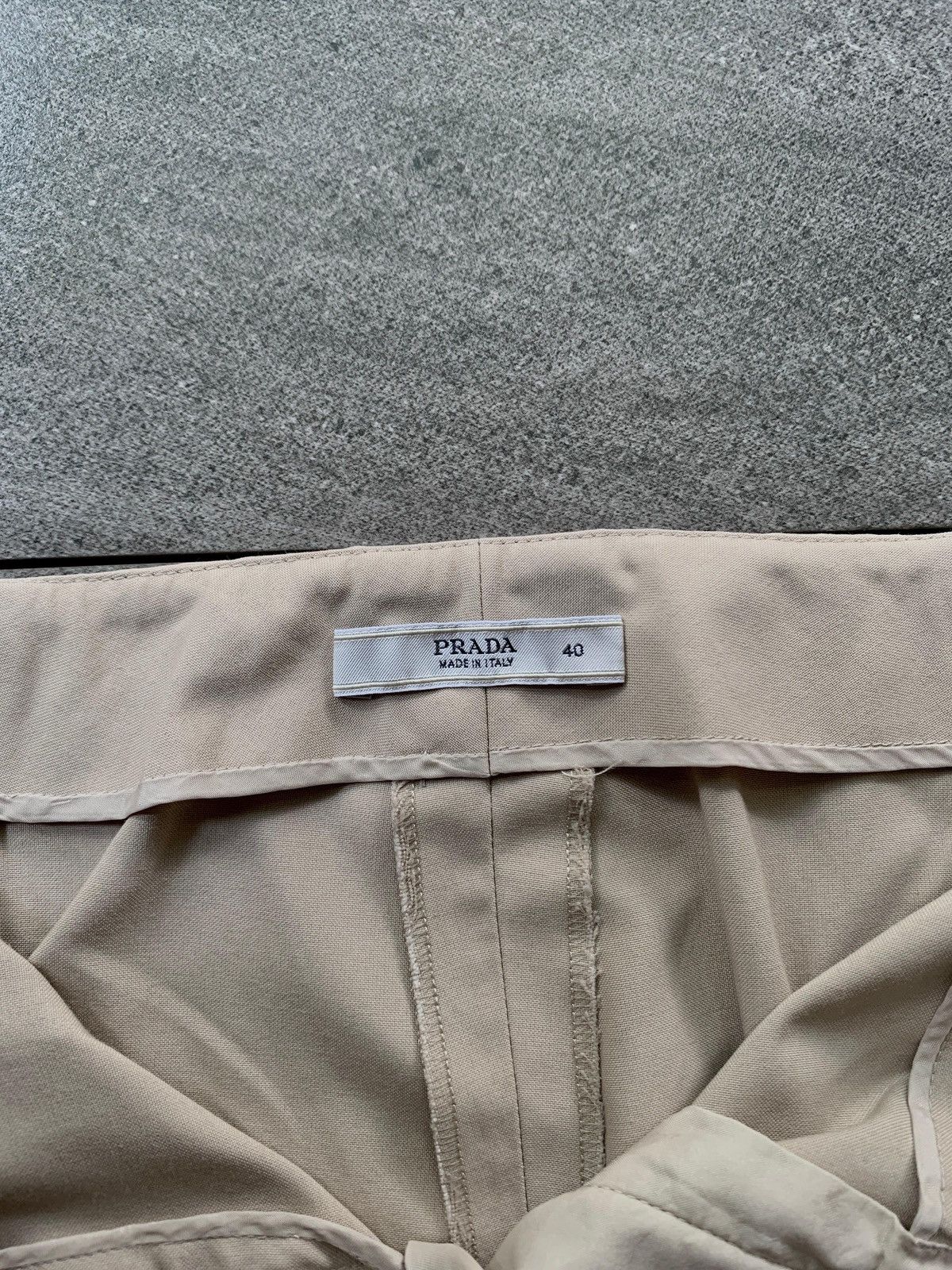 Prada FREE TAX! 2000s Slim Flared Trousers Size US 28 / EU 44 - 10 Thumbnail
