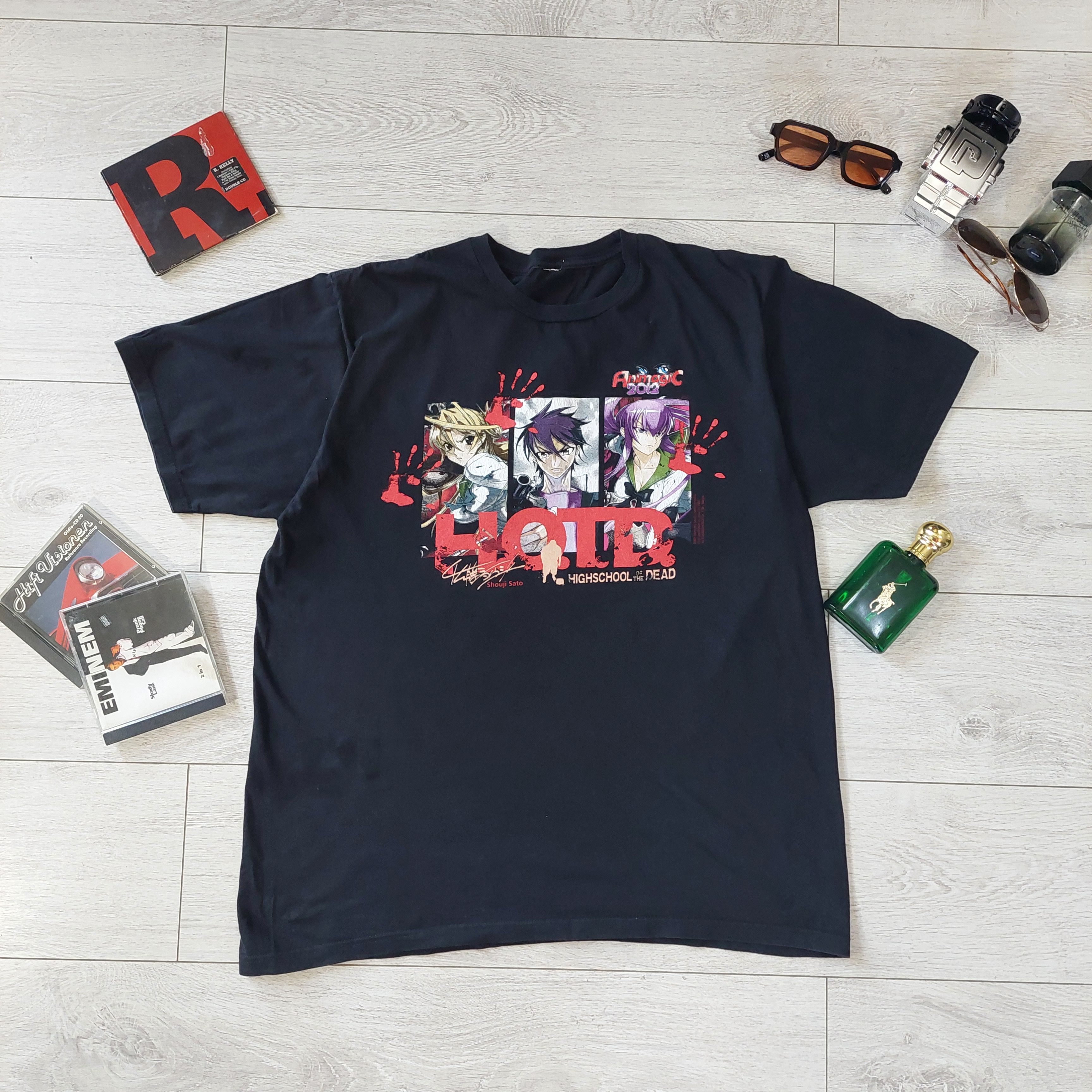 Anvil Haighschool of the dead 2012 vintage anime tee Size US XL / EU 56 / 4 - 1 Thumbnail