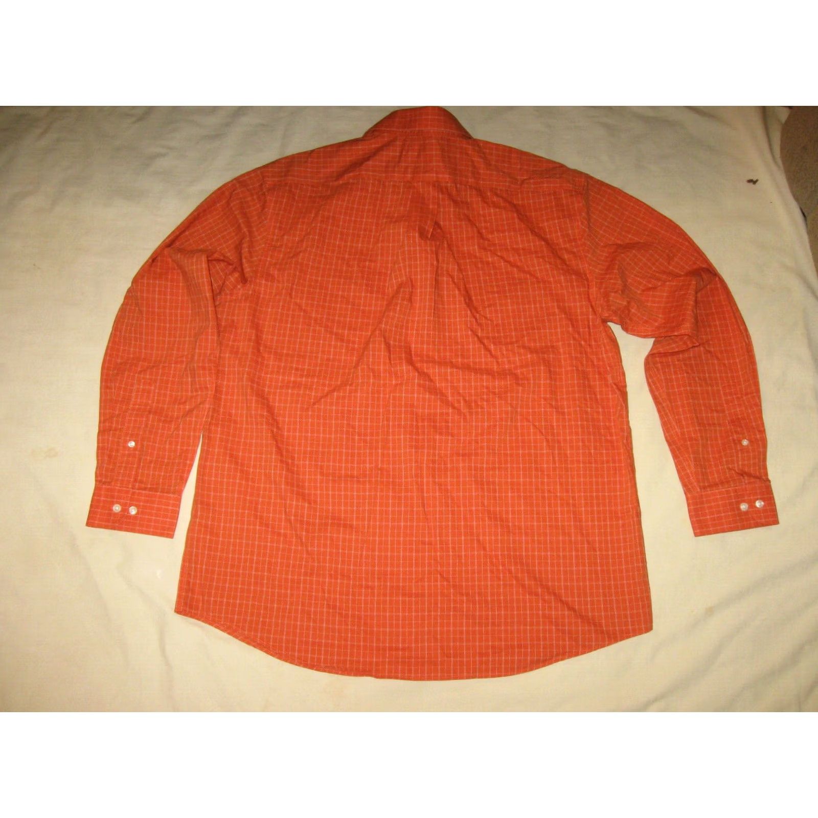 Vintage LL Bean Traditional Fit Casual Button Down Shirt Orange Mens Large Styles Size US L / EU 52-54 / 3 - 4 Thumbnail