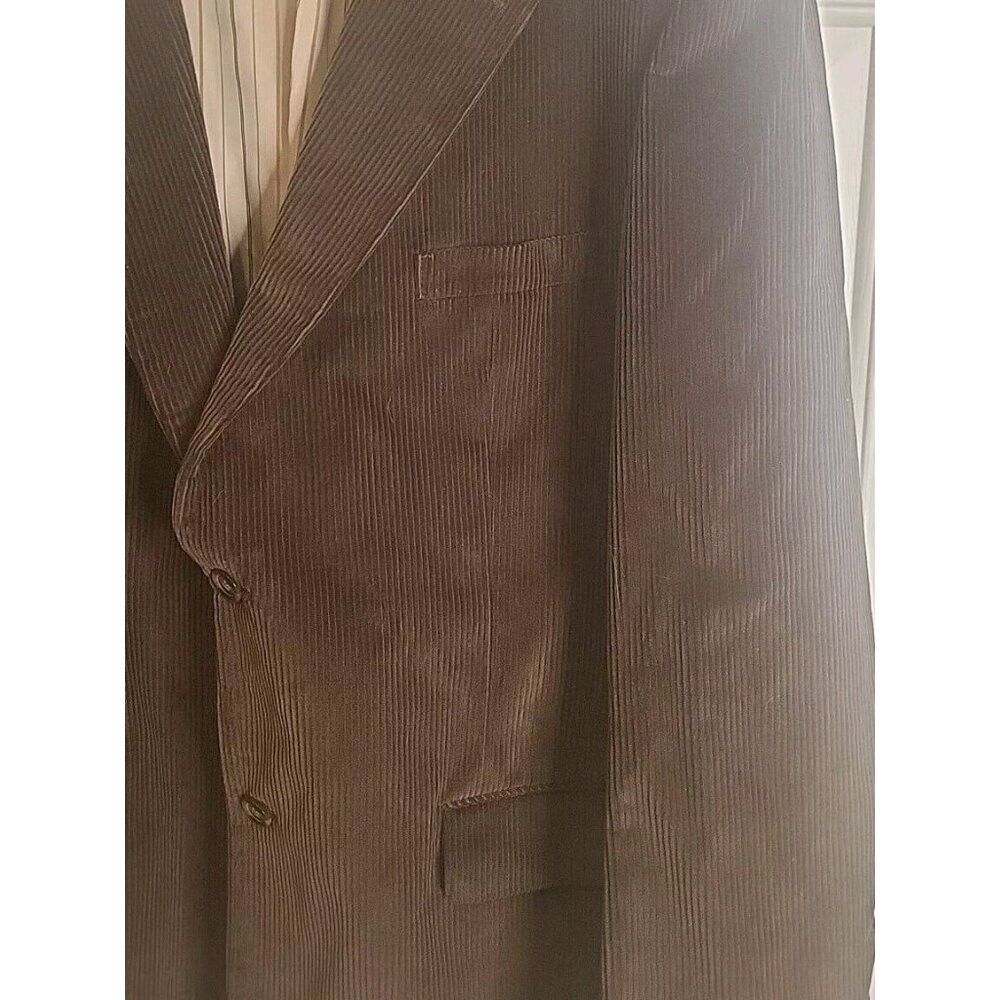 Other Mens Corduroy Statement Brown Blazer EUC 46 Academia Size 46R - 3 Thumbnail