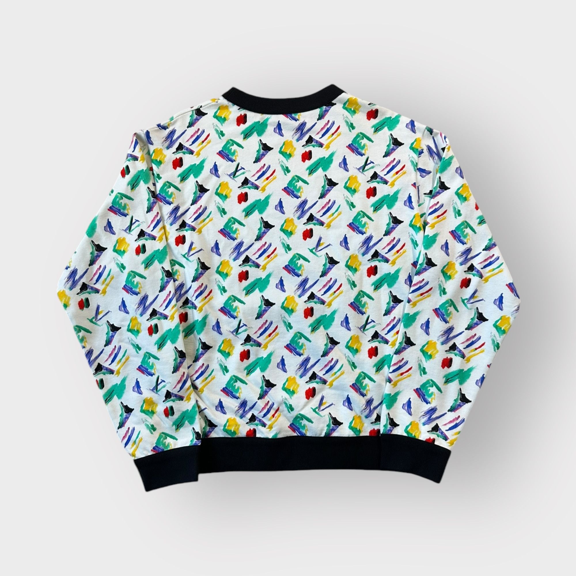 Louis Vuitton Louis Vuitton Sweatshirt Geometric Print Paint Monogram Size US S / EU 44-46 / 1 - 2 Thumbnail