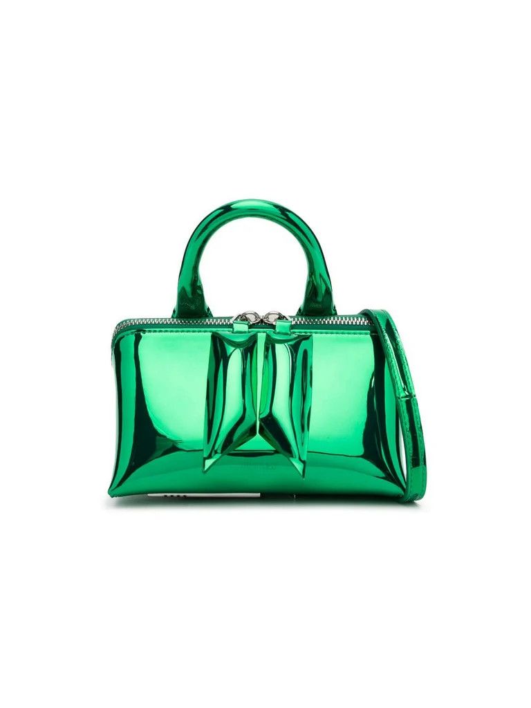 The Attico o1mle0525 Size: OS / Emerald Friday Crossbody Bag in Green Size ONE SIZE - 1 Thumbnail
