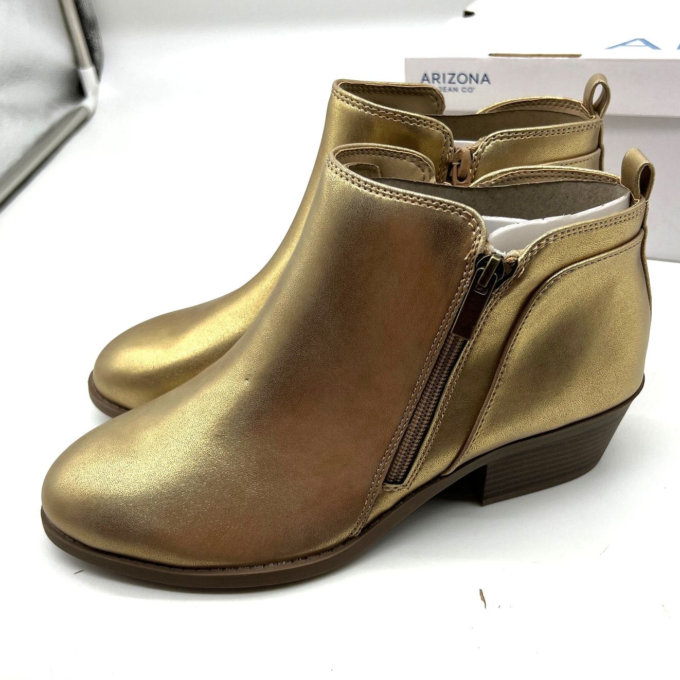 Other Arizona Jean Co Womens Castle Stacked Heel Booties Size US 9.5 / IT 39.5 - 1 Thumbnail