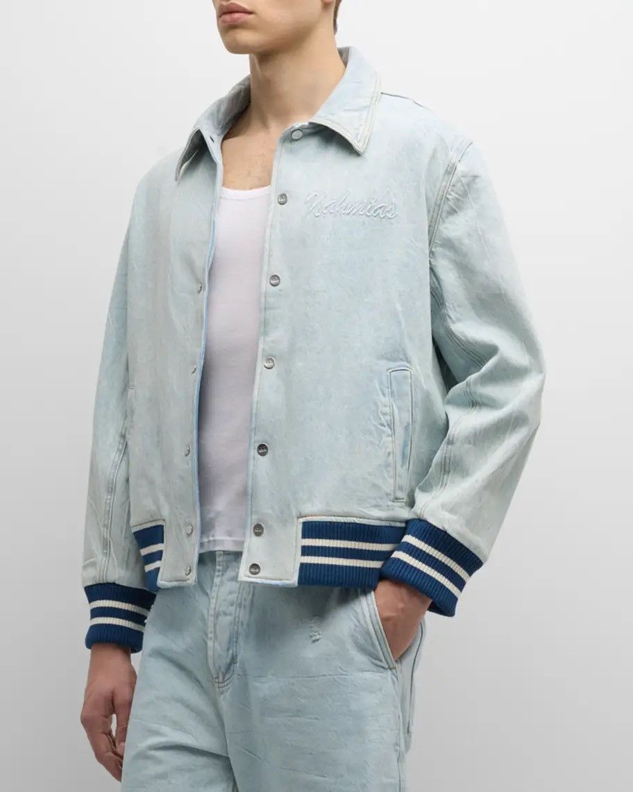 Nahmias Nahmias Miracle Academy Denim Bomber jacket Size US L / EU 52-54 / 3 - 7 Thumbnail