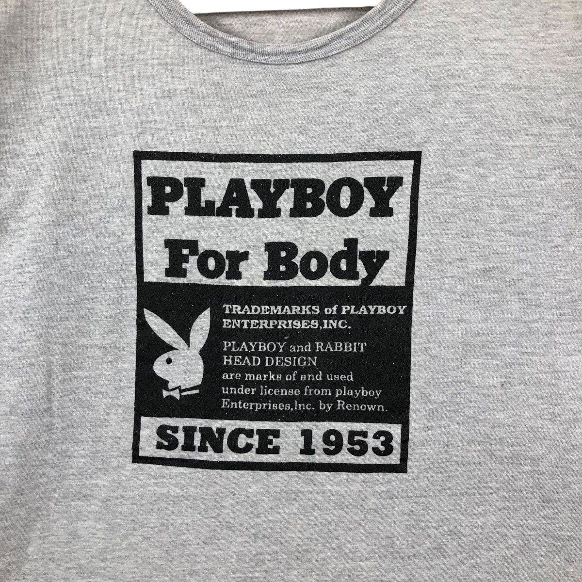 Vintage Vintage 90s PLAYBOY For Body Long Sleeve Big Logo Size L Size US L / EU 52-54 / 3 - 3 Thumbnail