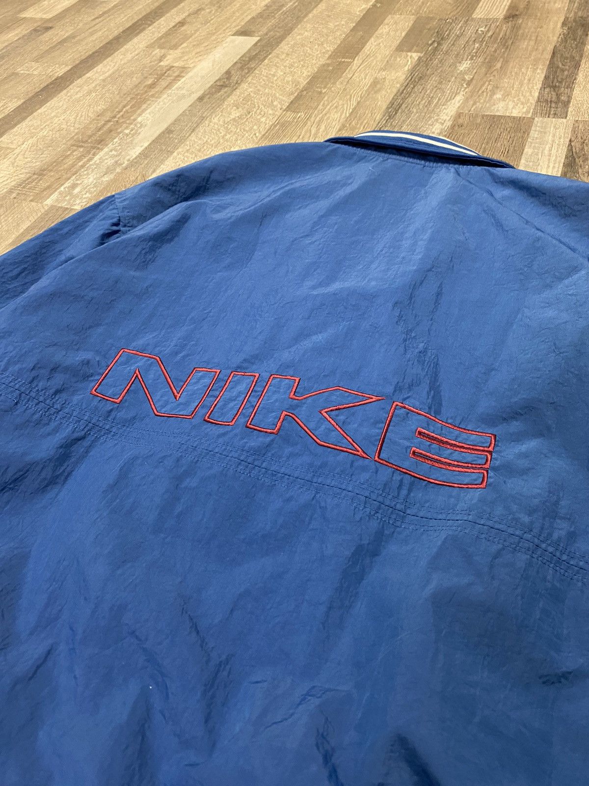 Nike 90’s Vintage Nike Pullover Windbreaker Jacket Zip Size US XL / EU 56 / 4 - 4 Thumbnail