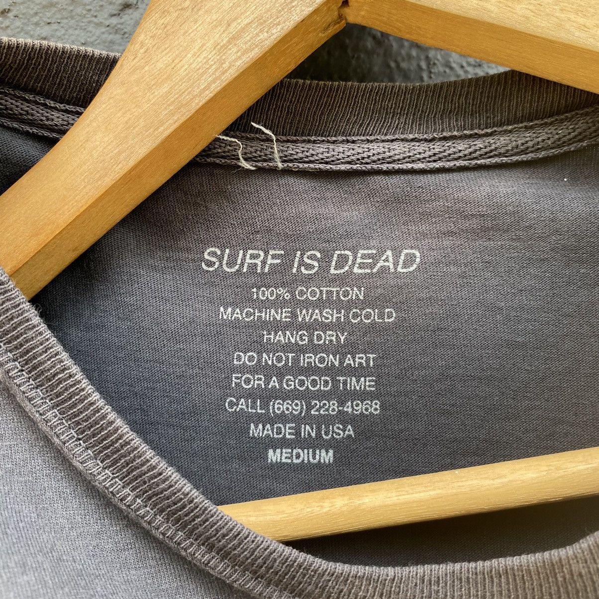 Other Thrashed Faded Surf Is Dead PORNSTAR ERD GRUNGE TEE Size US M / EU 48-50 / 2 - 4 Thumbnail