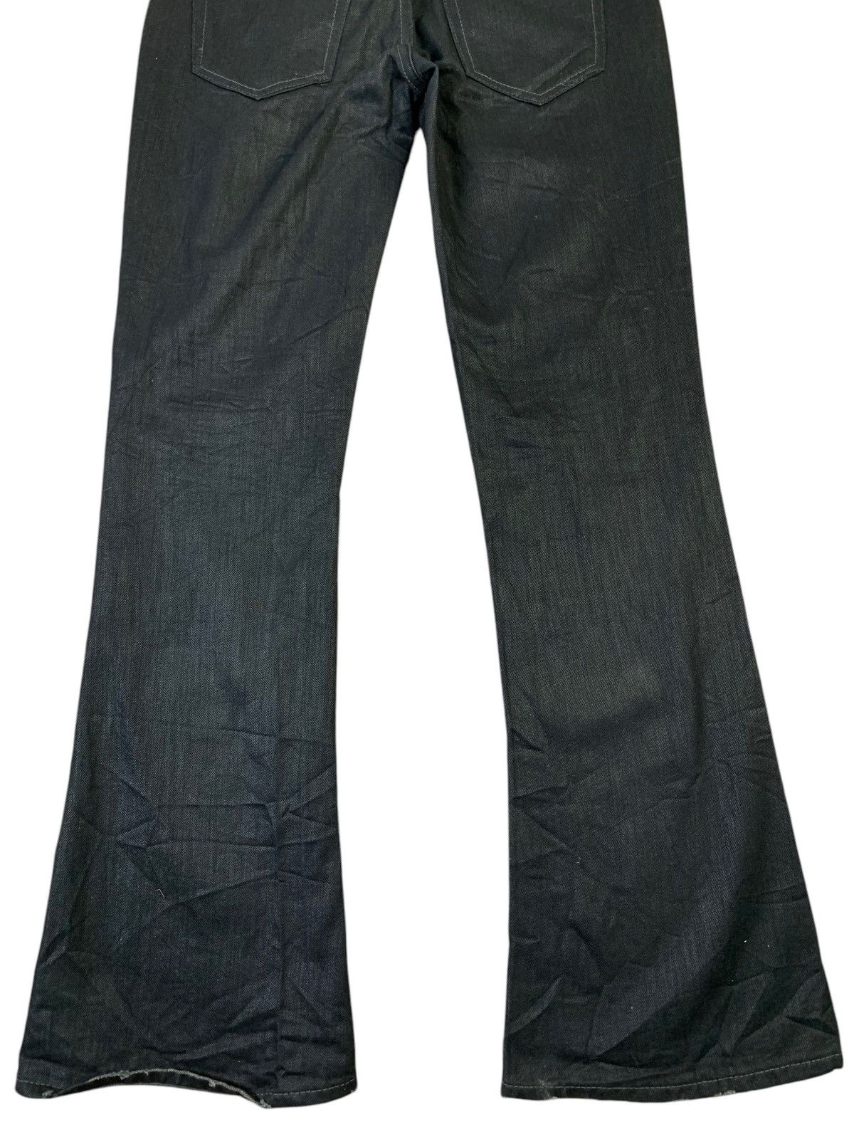 Vanquish Y2K 2000’s Vanquish Gold Japan Black Flare denim Size US 28 / EU 44 - 14 Thumbnail