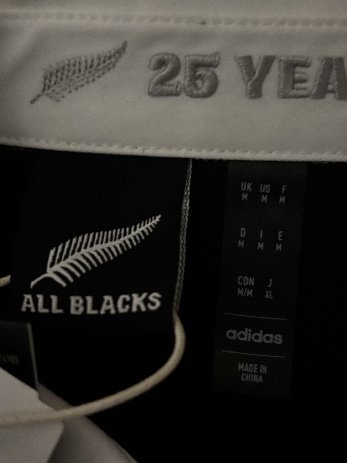 Adidas Adidas men All Blacks Rugby Culture Jersey Sz M Size US M / EU 48-50 / 2 - 5 Thumbnail