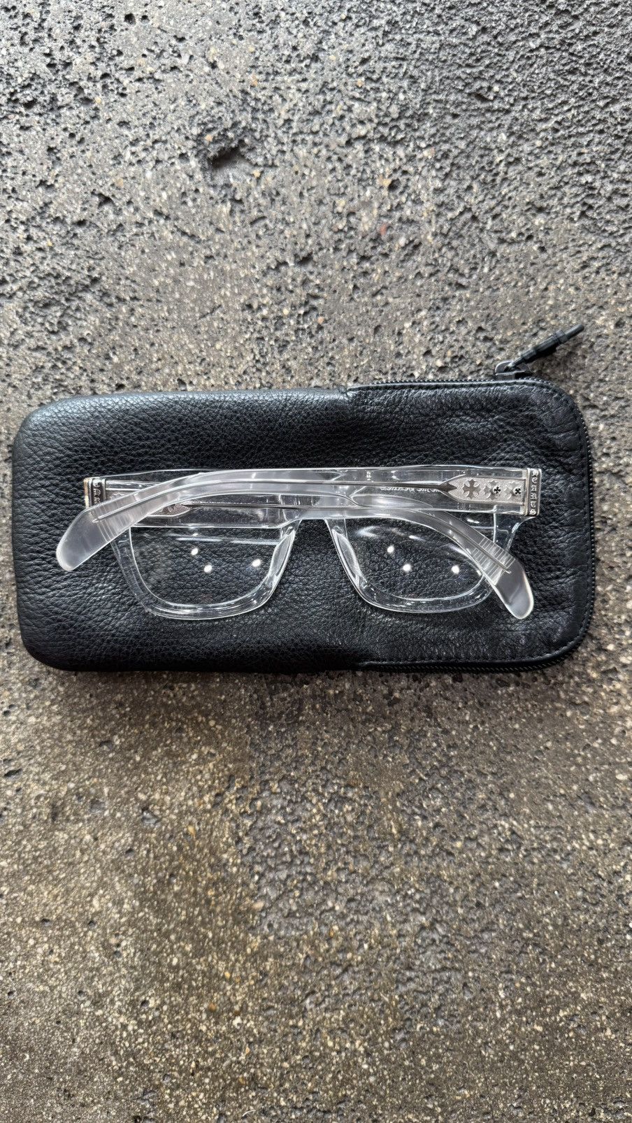 Chrome Hearts CHROME HEARTS 'DICK FITZENER' CRYSTAL GLASSES Size ONE SIZE - 6 Thumbnail