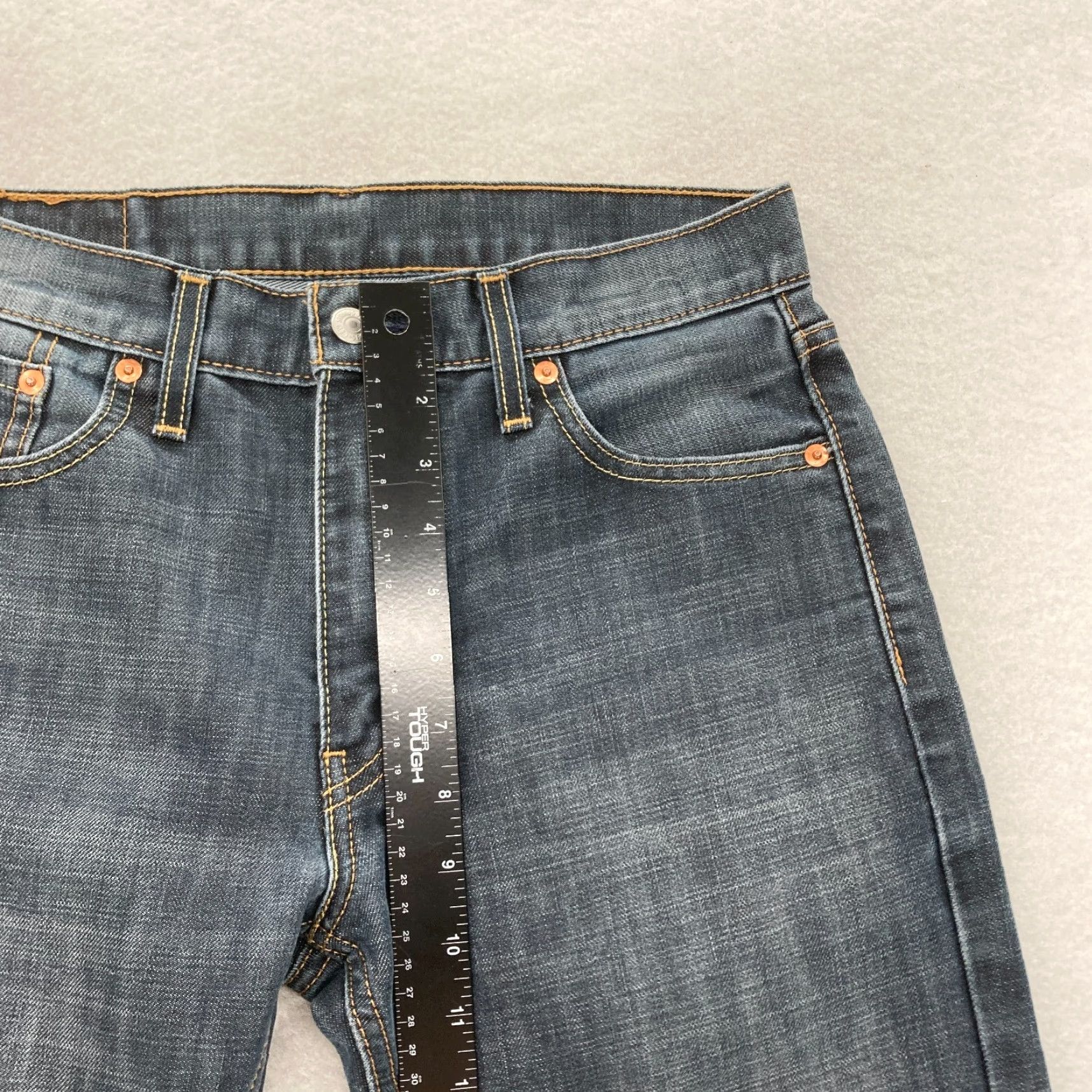 Levi's Levi's 513 Jeans Mens 30x32 Slim Fit Straight Leg Blue Denim Mid Rise Stretch Size US 30 / EU 46 - 7 Thumbnail