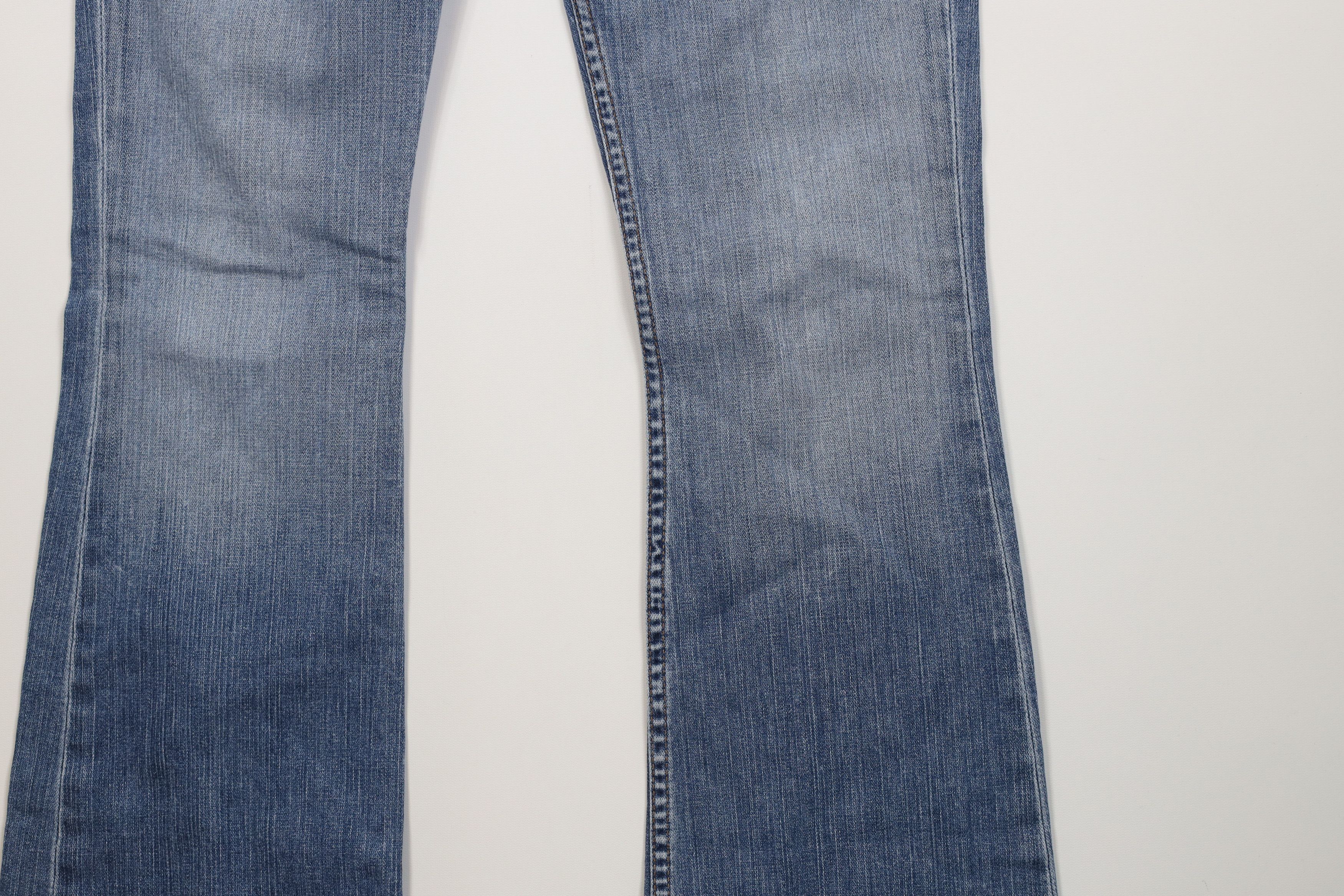 Vintage Vintage Buckle BKE Distressed Babydoll Flared Wide Leg Jeans Size 31" - 4 Thumbnail