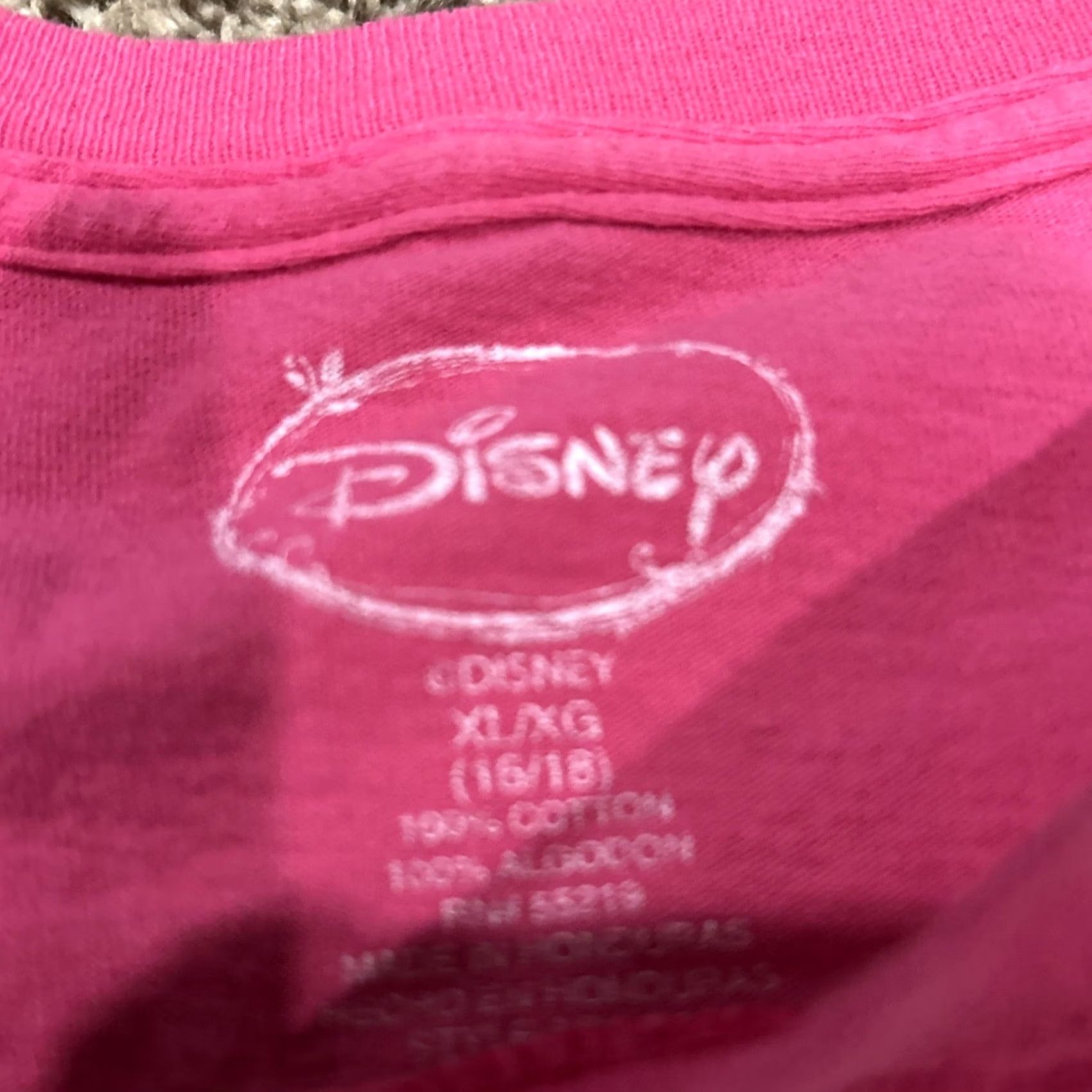 Disney Disney Parks Florida Mickey Mouse Womens T-Shirt Top Tee Shirt Graphic Pink Size XL B18 Casual Short Sleeve Round Neck 100% Cotton Size XL / US 12-14 / IT 48-50 - 2 Thumbnail