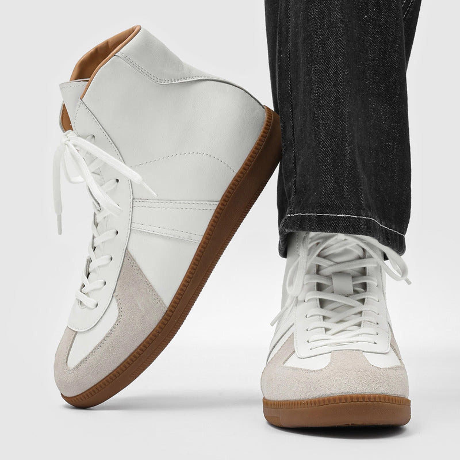 Vintage High-Top Boxing Trainer | Vintage Retro Size US 8 / EU 41 - 2 Thumbnail