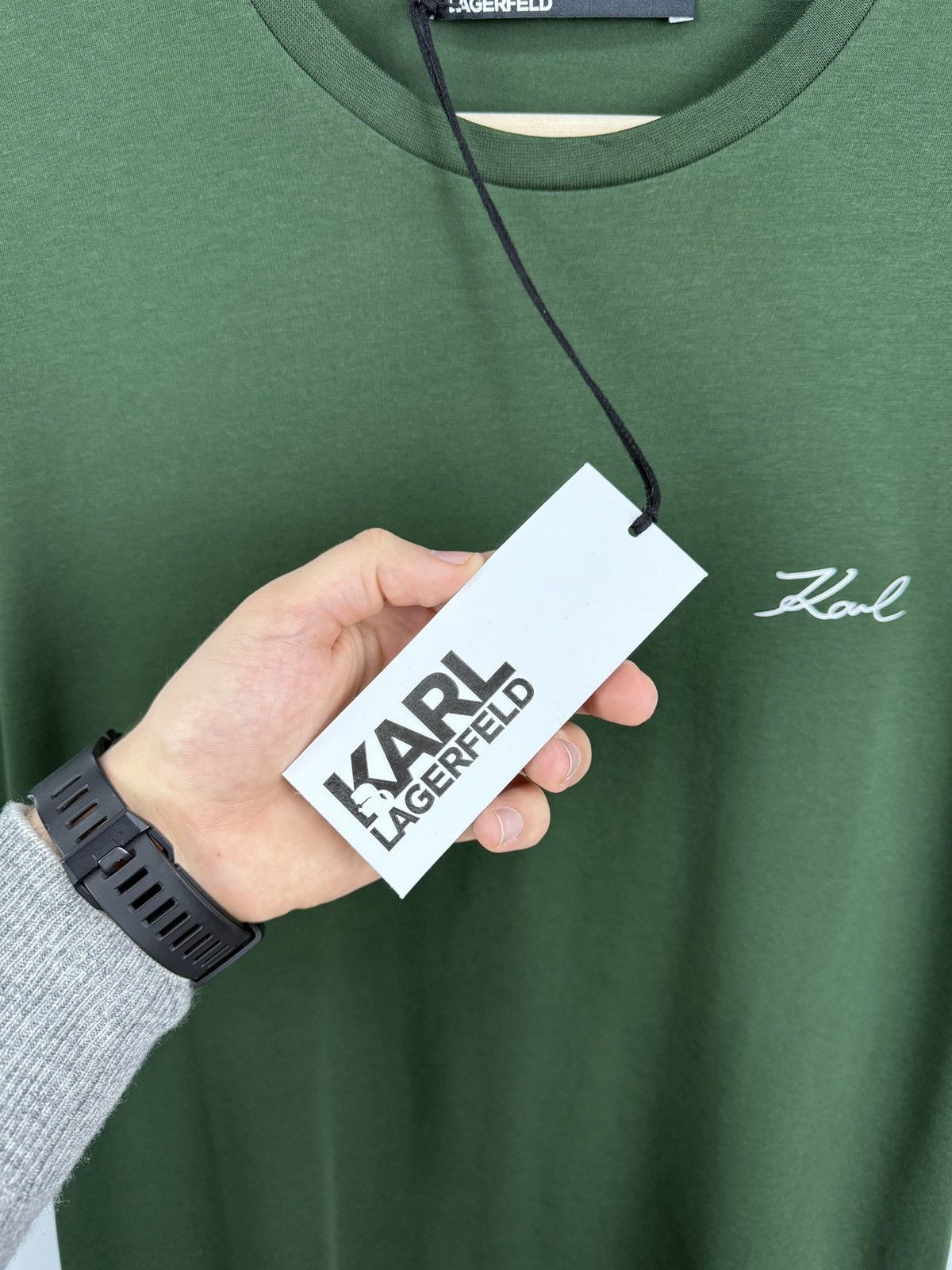 Karl Lagerfeld 🇫🇷 New❗️Karl Lagerfeld Classic Luxury T-Shirt Rare Size US XL / EU 56 / 4 - 6 Thumbnail