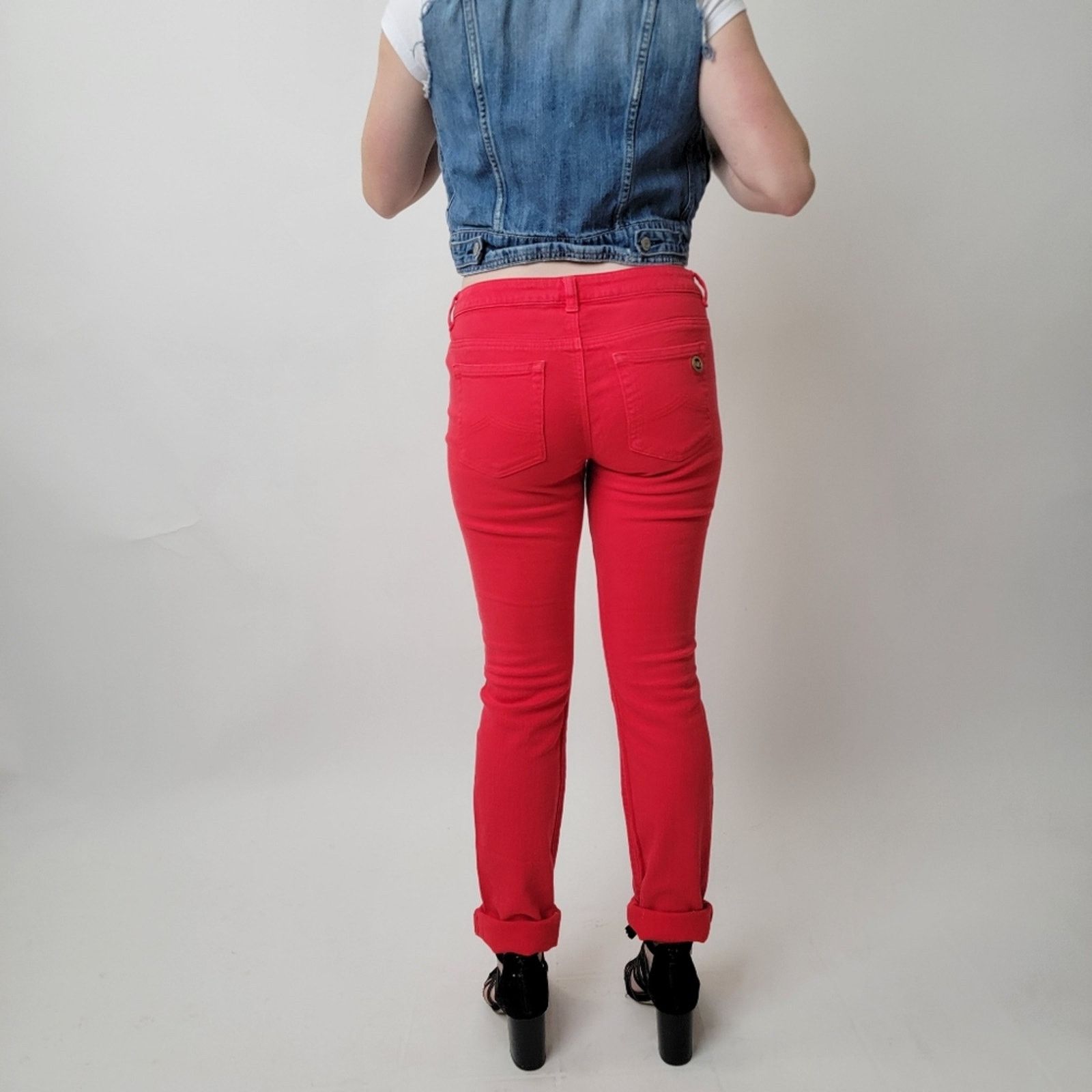 Michael Kors MICHAEL KORS Sea coral izzy skinny jeans - 4 PULL Size 28" / US 6 / IT 42 - 4 Thumbnail
