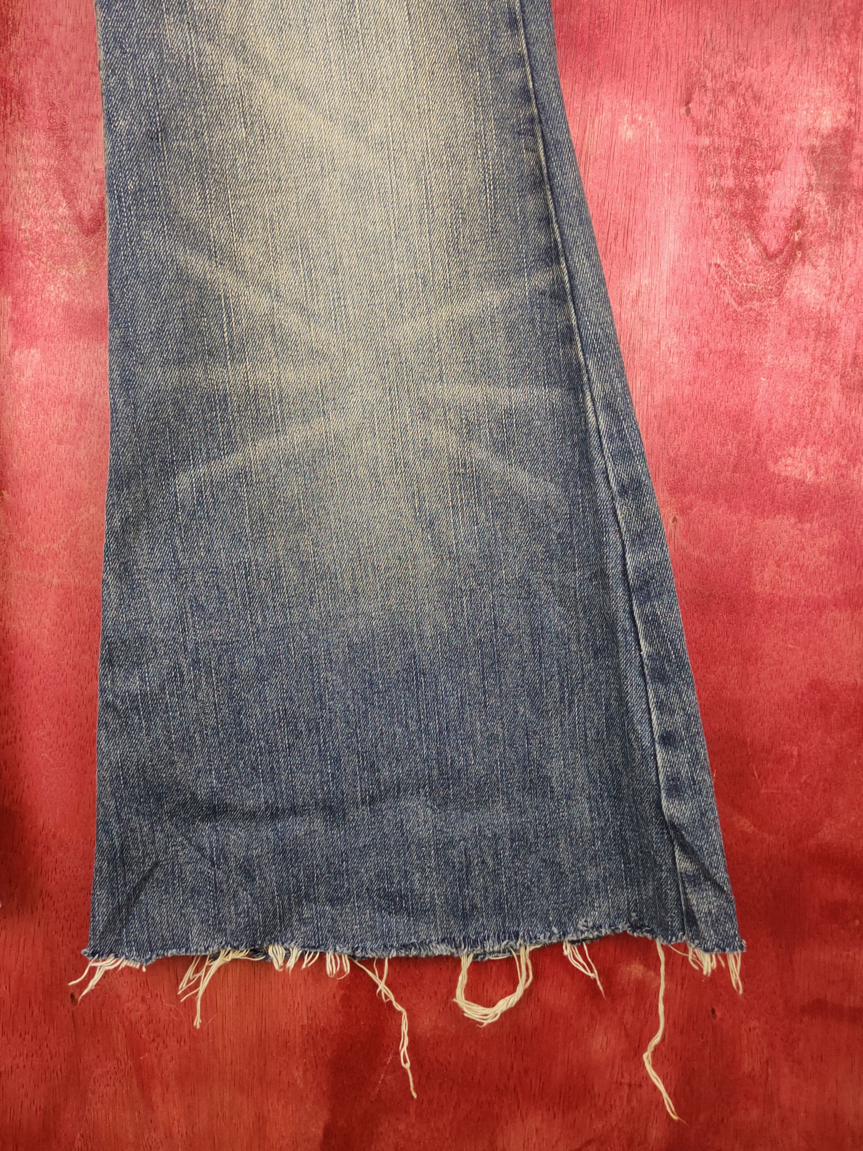 If Six Was Nine DL Jeans Miele Dark Blue Distressed Multipocket Denim #S1536 Size 26" / US 2 / IT 38 - 6 Thumbnail