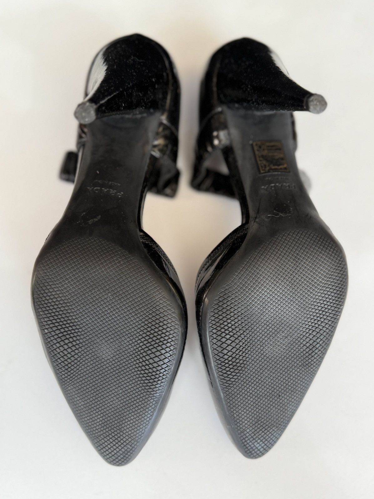 Prada Prada Black Patent Leather Heels Sizes 39 Size US 9 / IT 39 - 13 Thumbnail