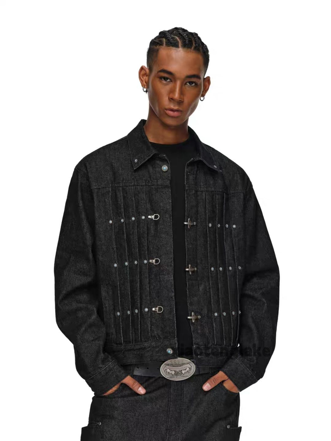 Vintage Utility denim outdoor sports utility punk hiphop jacket Size US L / EU 52-54 / 3 - 4 Thumbnail