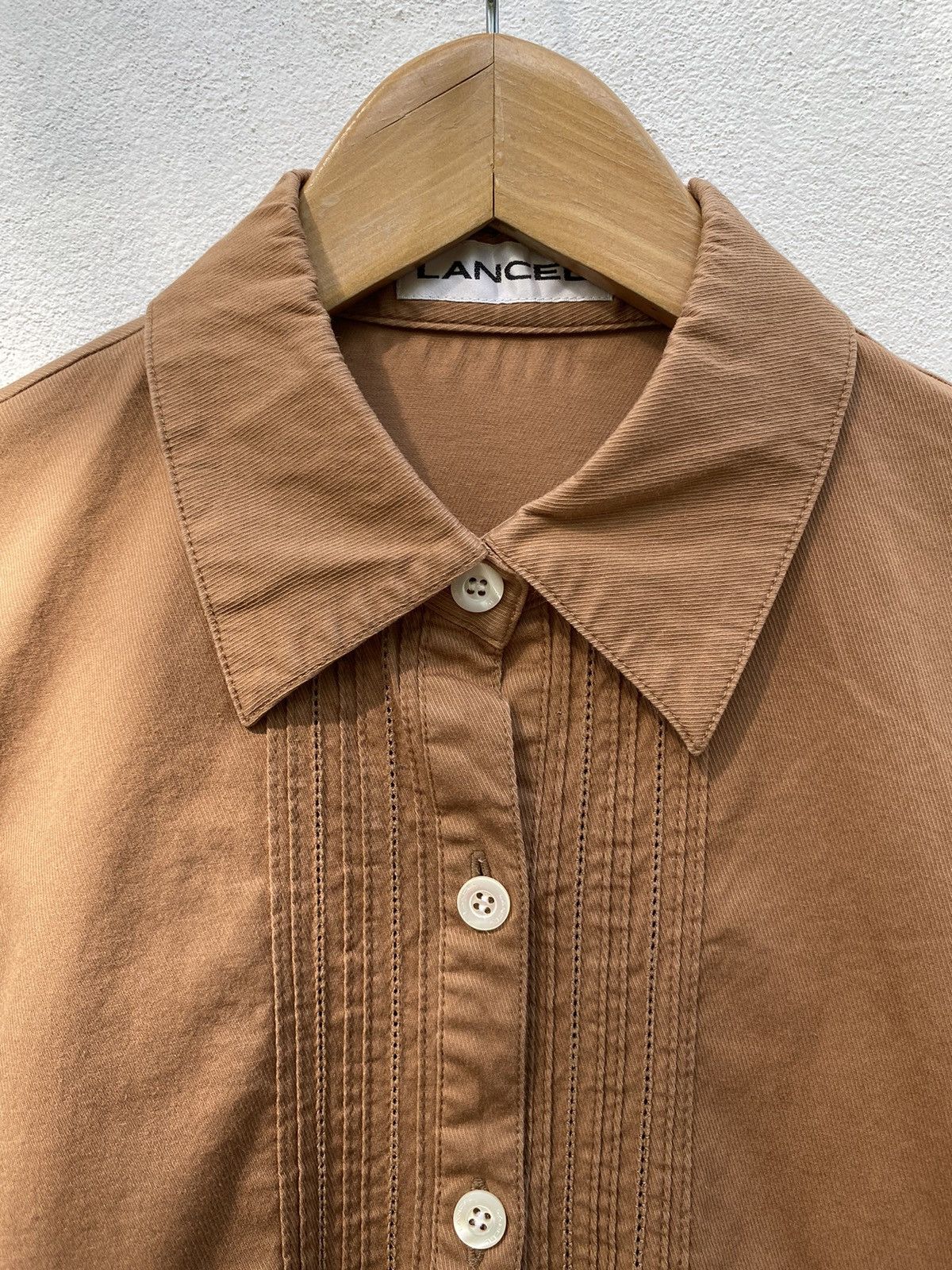 Lancel LANCEL brown shirt Size S / US 4 / IT 40 - 13 Thumbnail