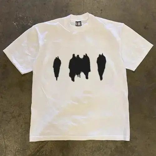 VIBE Street Hip Hop Shadow Print Casual XL Short Sleeve T-Shirt Size US XL / EU 56 / 4 - 7 Thumbnail