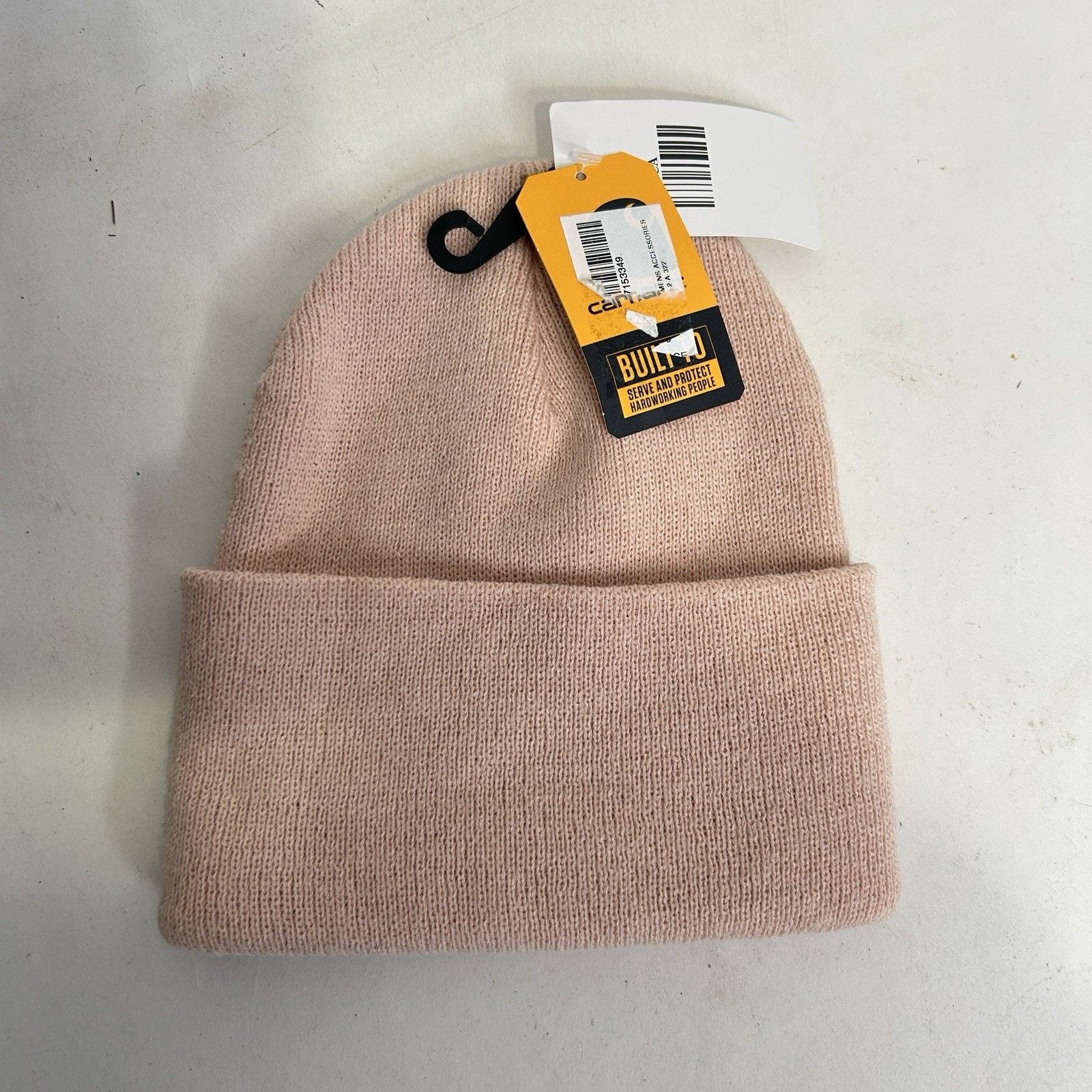 Carhartt Carhartt Acrylic Knit Beanie Hat “Pale Pink” OSFA Size ONE SIZE - 2 Thumbnail
