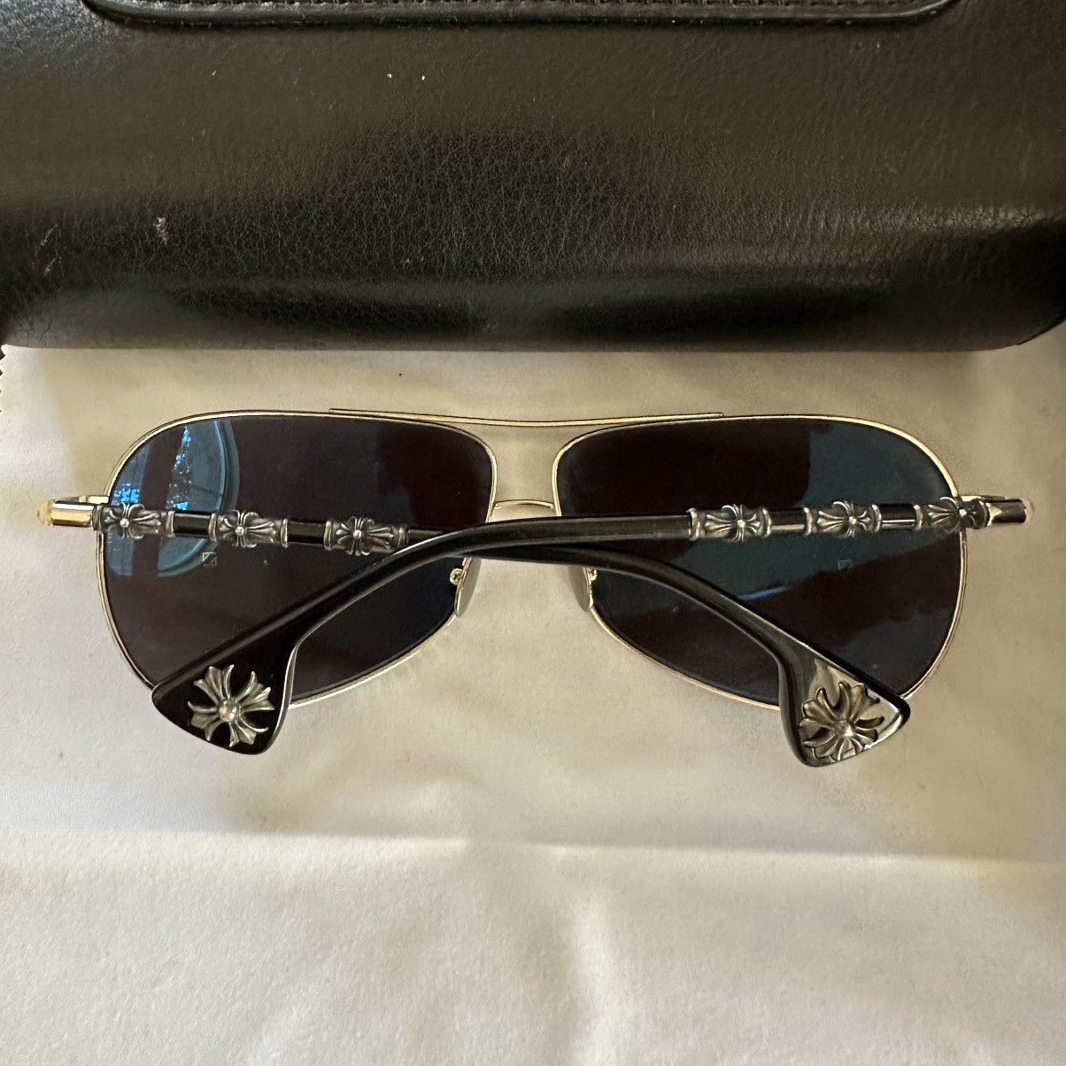Chrome Hearts Chrome Hearts 'Beast BBC' Black Gradient 925 Silver Glasses Size ONE SIZE - 1 Thumbnail
