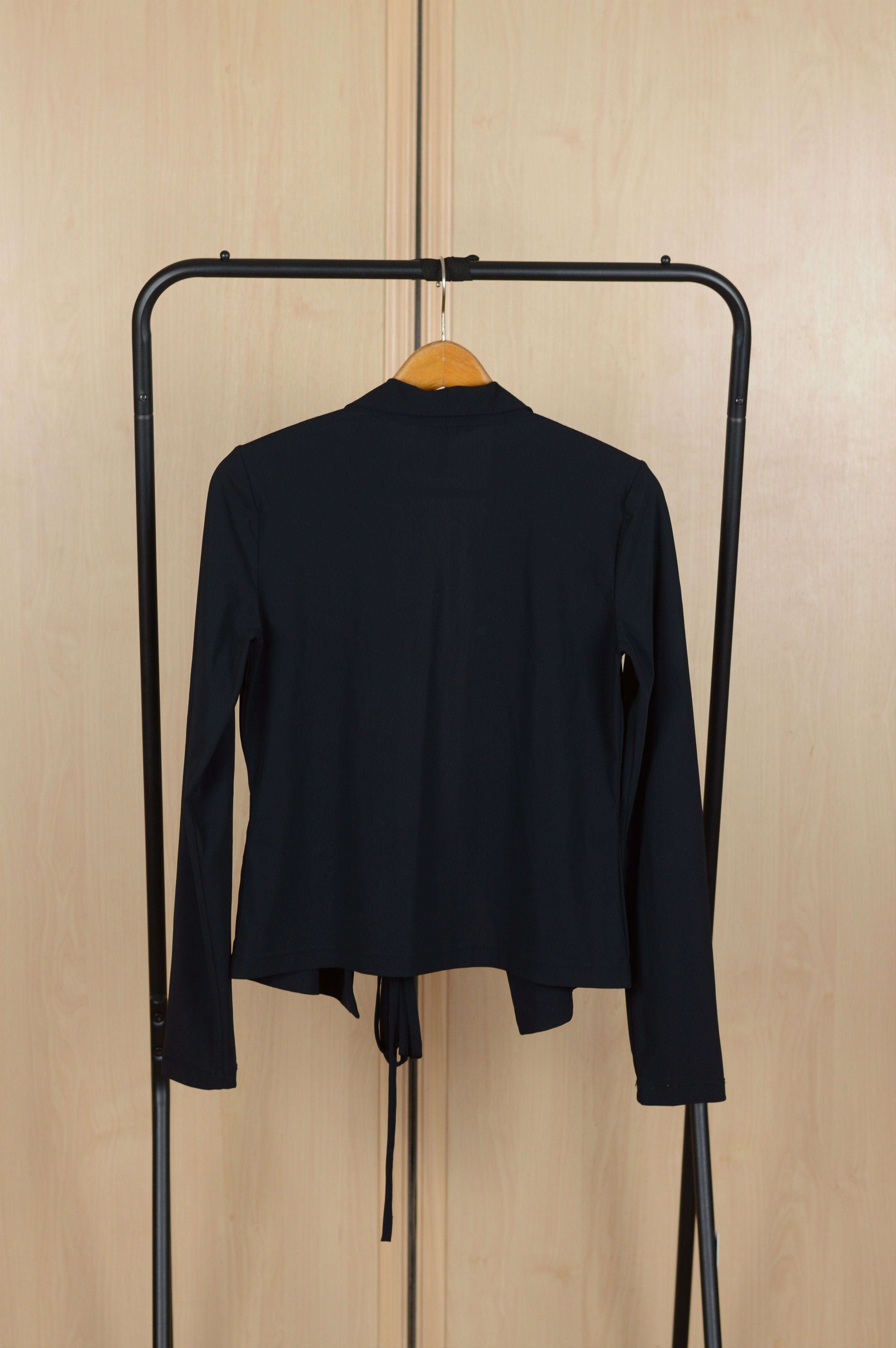 Sarah Pacini Nylon Cardigan Blouse Belted