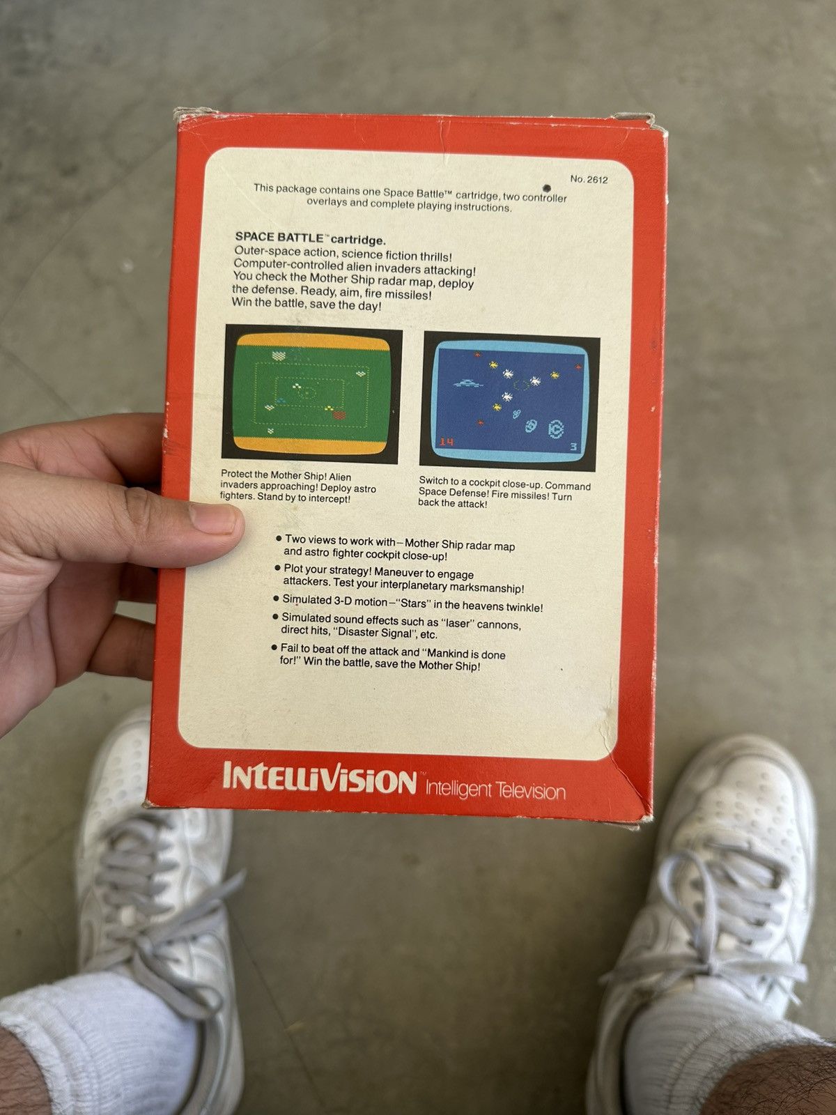 Nintendo Space Battle Mattel Intellivision 1979 Video Game in Box Size ONE SIZE - 4 Thumbnail