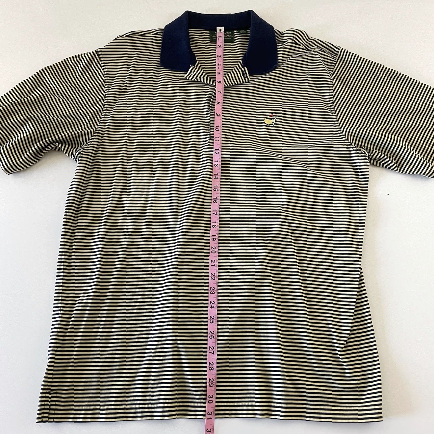 Vintage Amen Corner Masters Polo Shirt Striped Short Sleeve Yellow Mens XL Shirt Size US XL / EU 56 / 4 - 5 Thumbnail