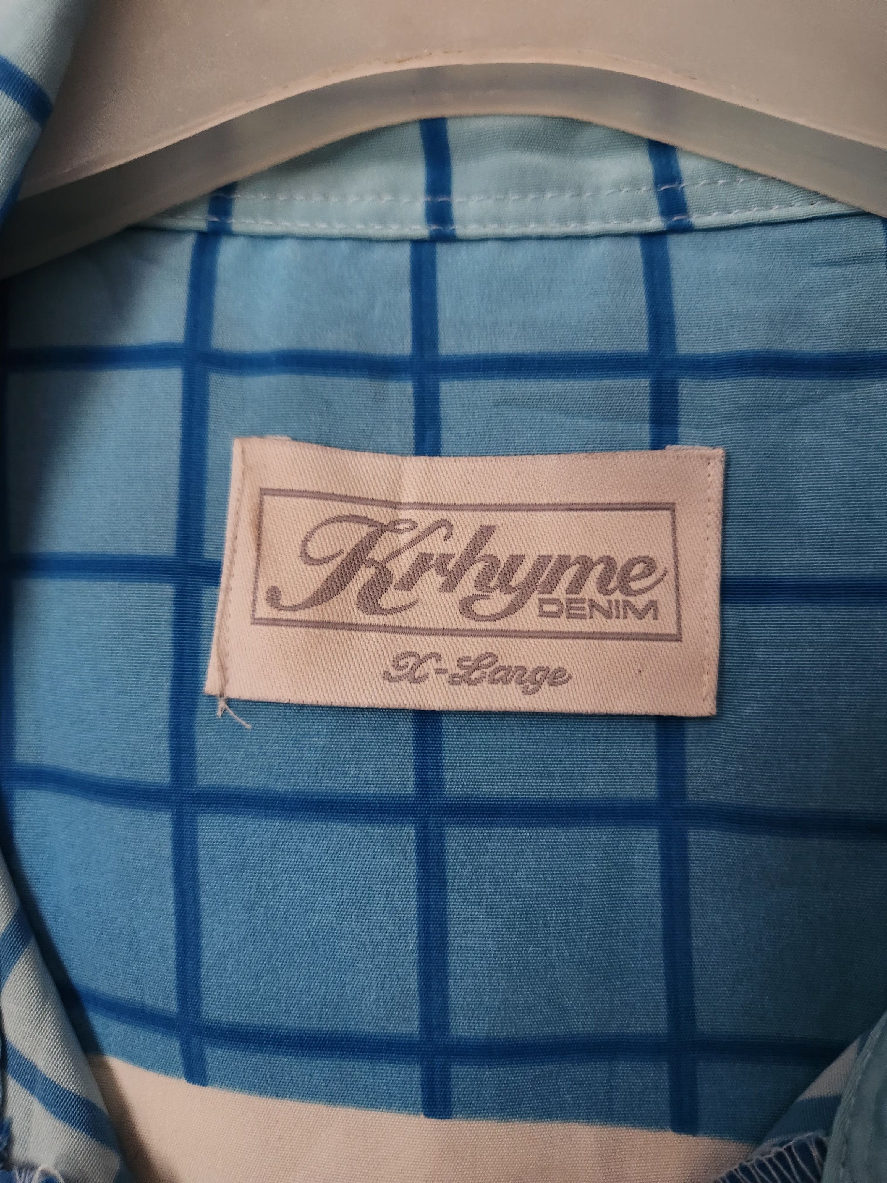 Denime Japanese Krhyme Denime Blue Shirt Size US XL / EU 56 / 4 - 4 Thumbnail