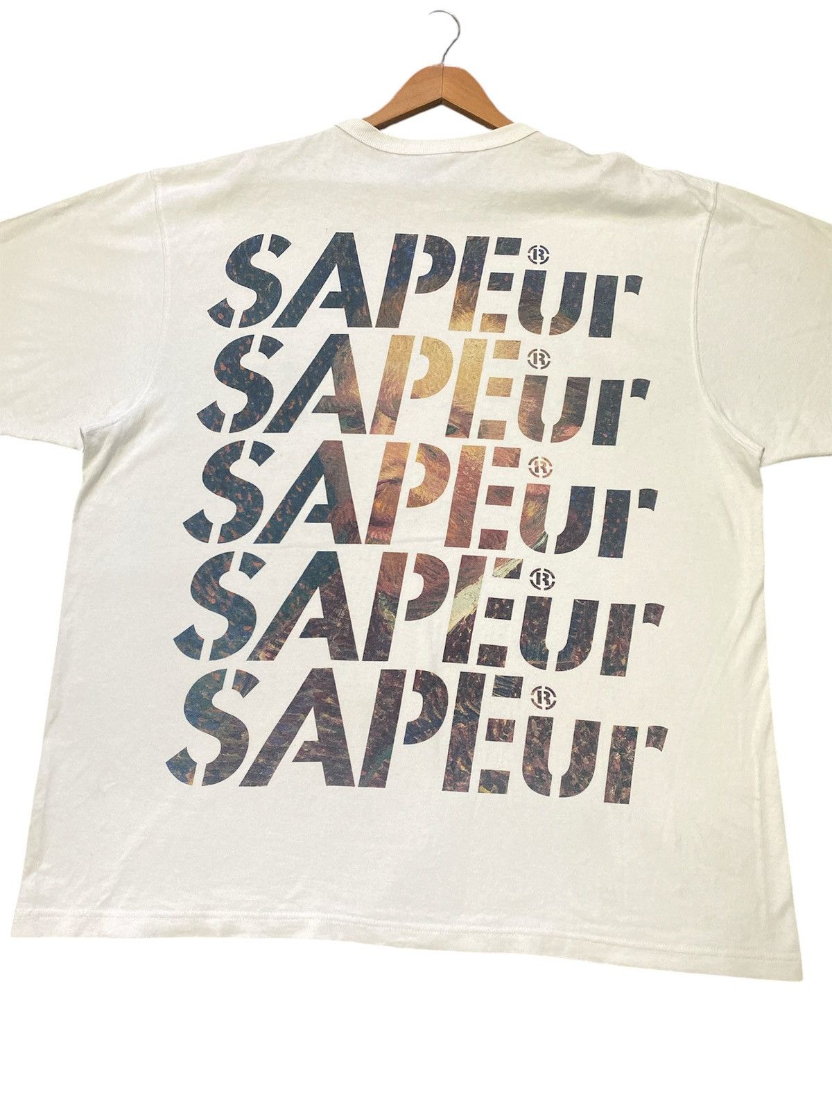 Japanese Brand × Vintage 💥RARE💥VINTAGE SAPEur MONA LISA SHIRT TEE🔥 Size US XXL / EU 58 / 5 - 2 Thumbnail