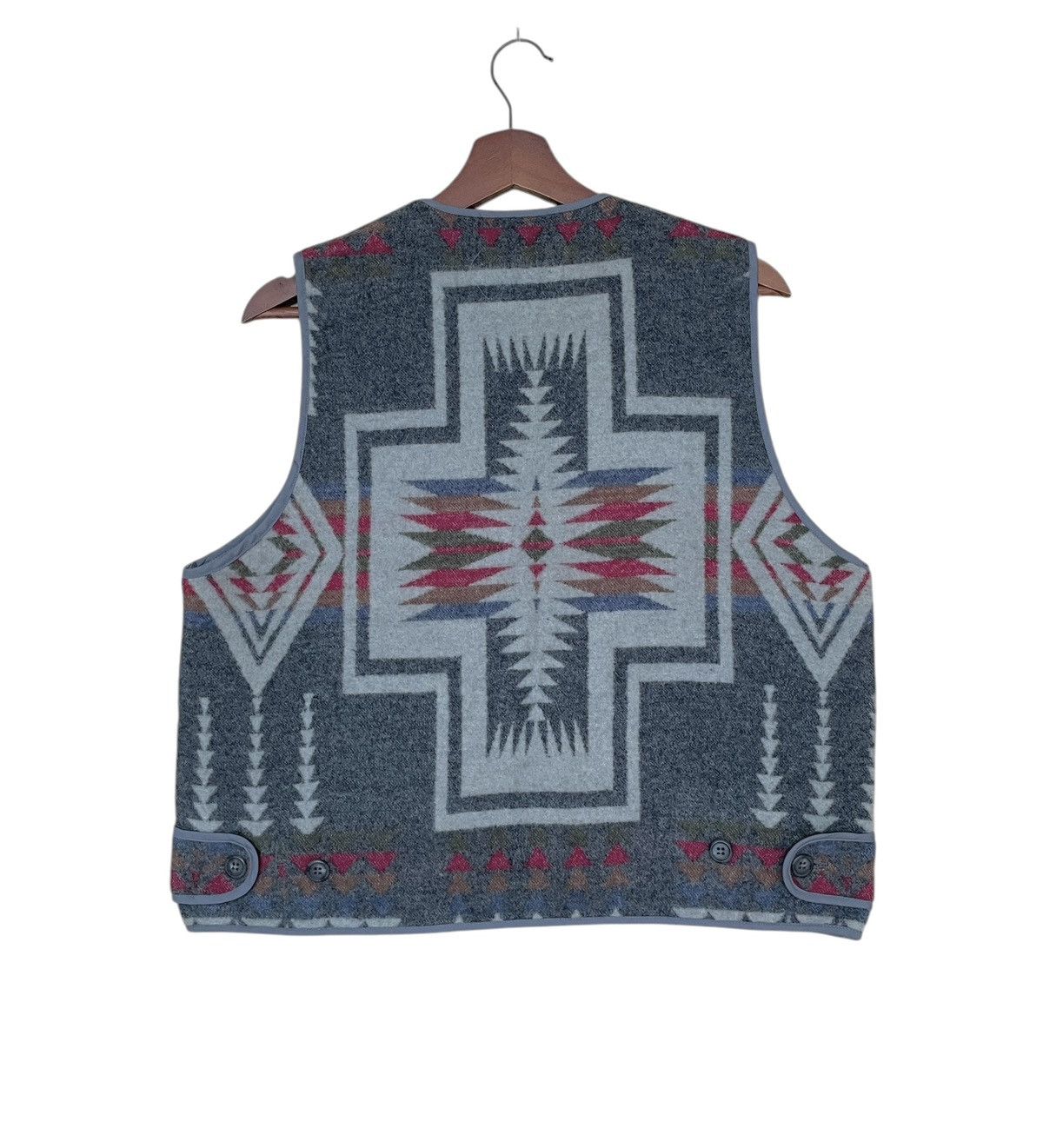 Japanese Brand × Vintage Vintage Japanese Brand Anaheim Navajo Vest 1990s Size US M / EU 48-50 / 2 - 2 Thumbnail